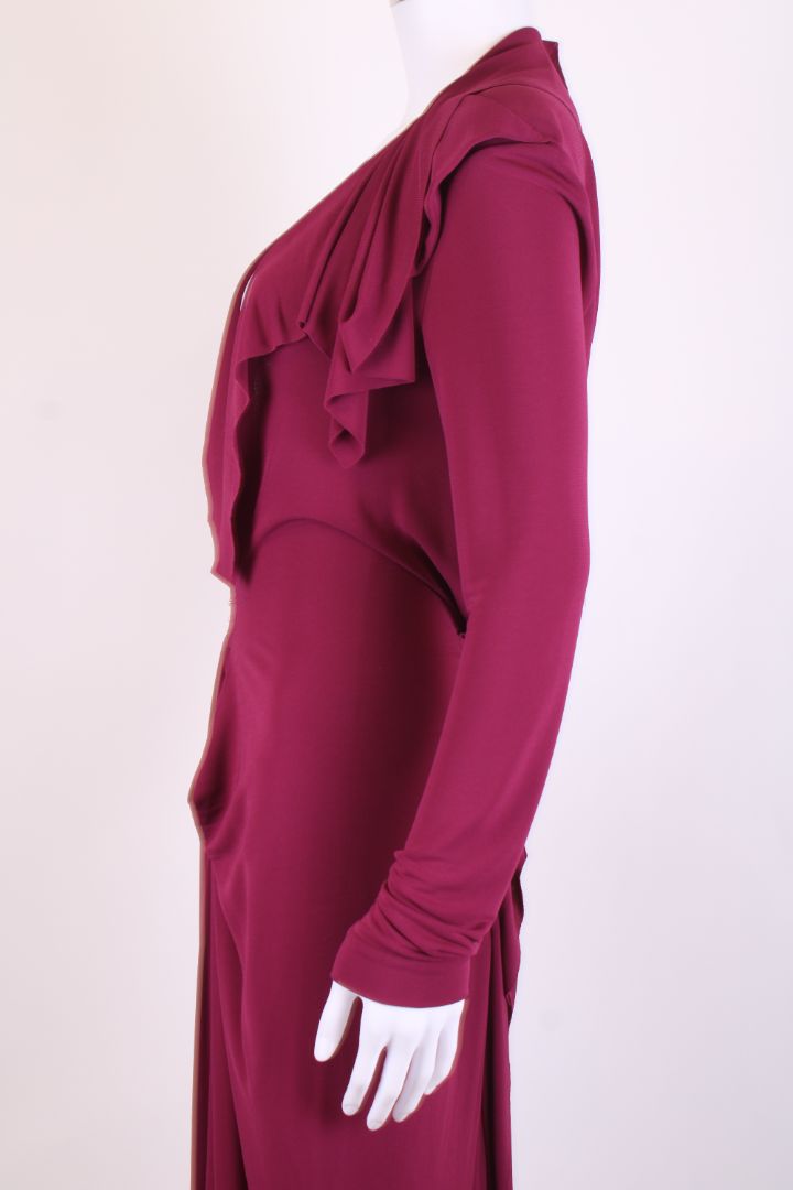 Roland Mouret Evening Dress Burgundy 10