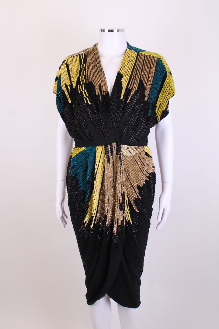 Elisabetta Franchi Dress Black Sequin 12