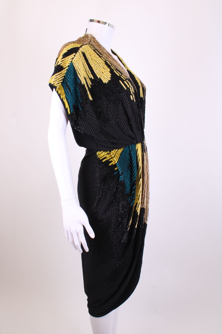 Elisabetta Franchi Dress Black Sequin 12