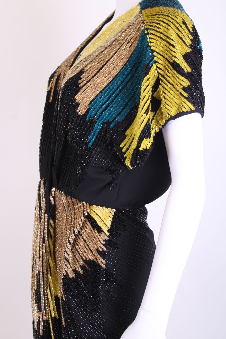 Elisabetta Franchi Dress Black Sequin 12