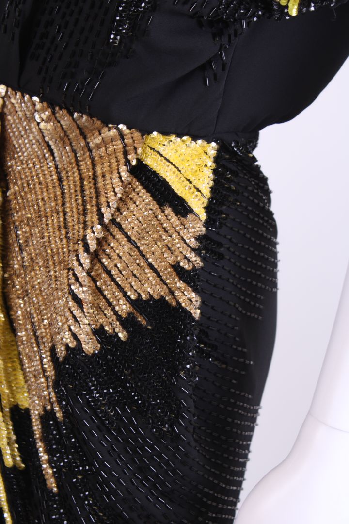 Elisabetta Franchi Dress Black Sequin 12