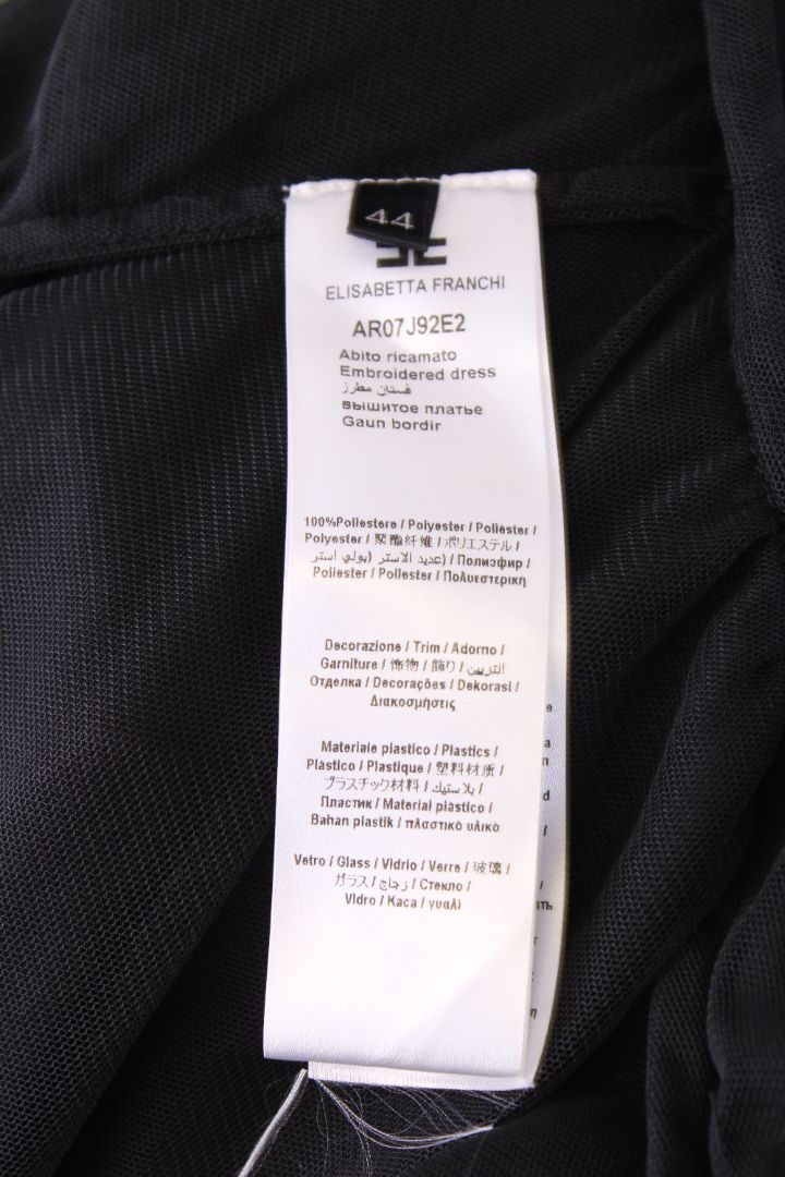Elisabetta Franchi Dress Black Sequin 12