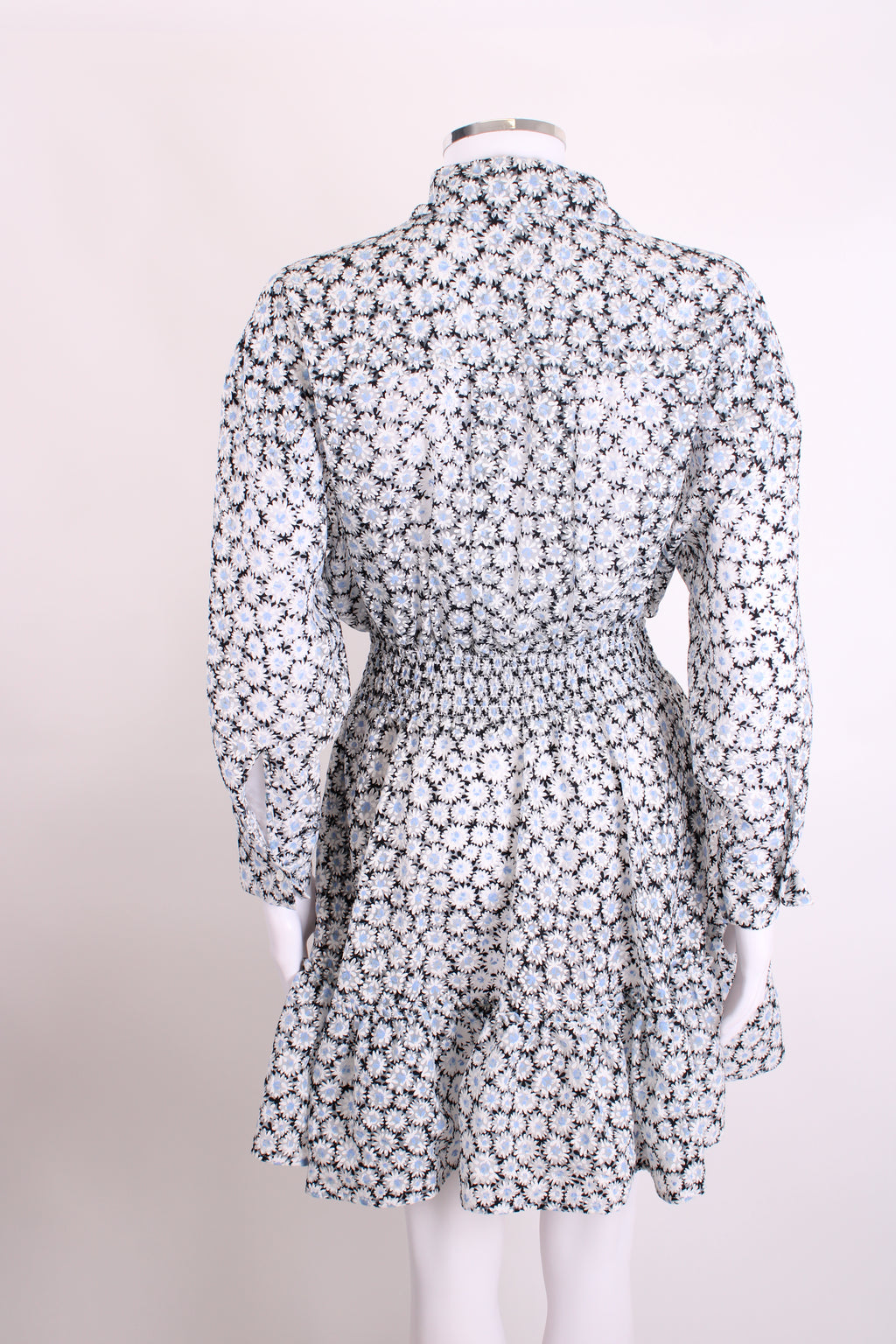 Maje Floral Mini Dress Blue 36