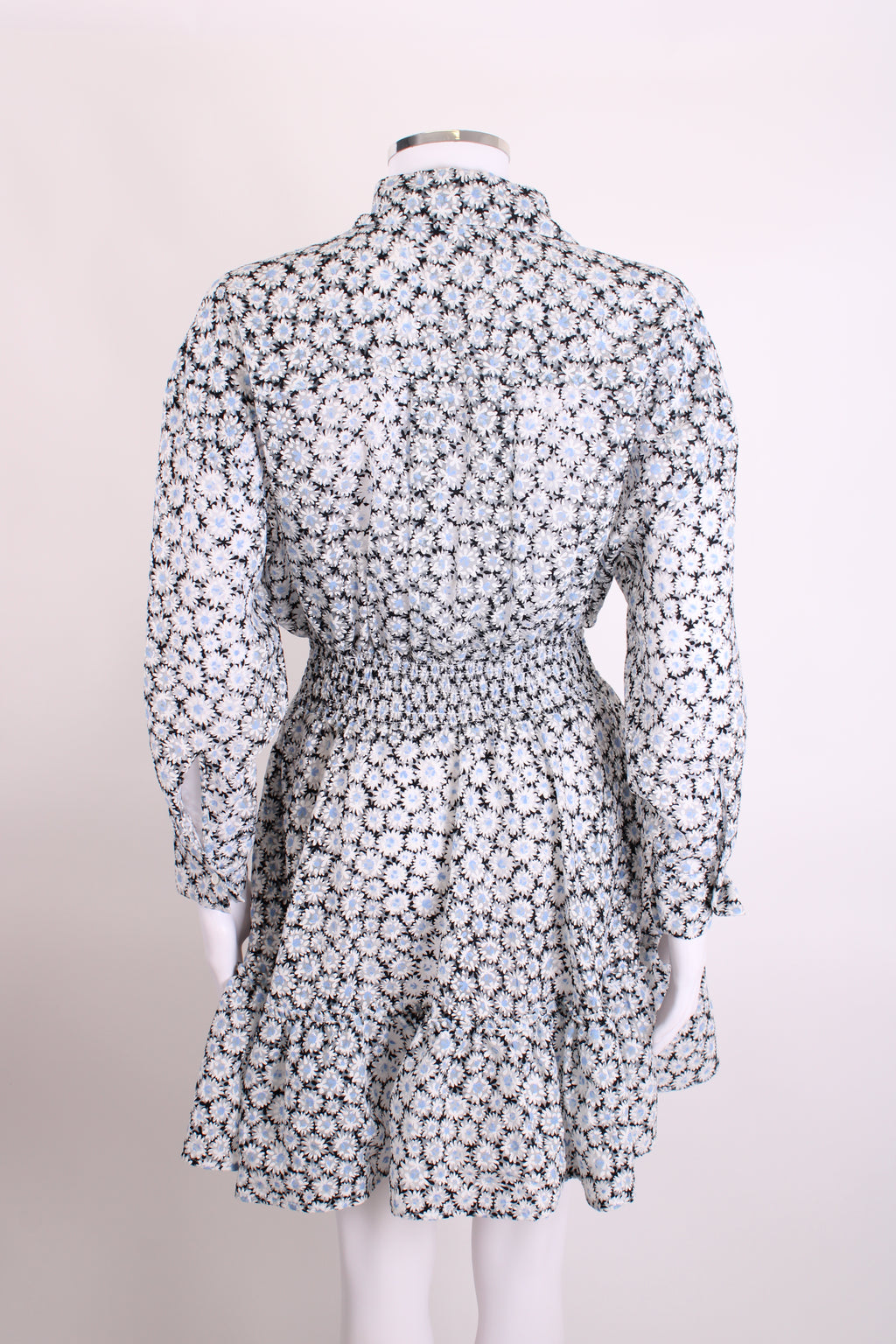 Maje Floral Mini Dress Blue 36