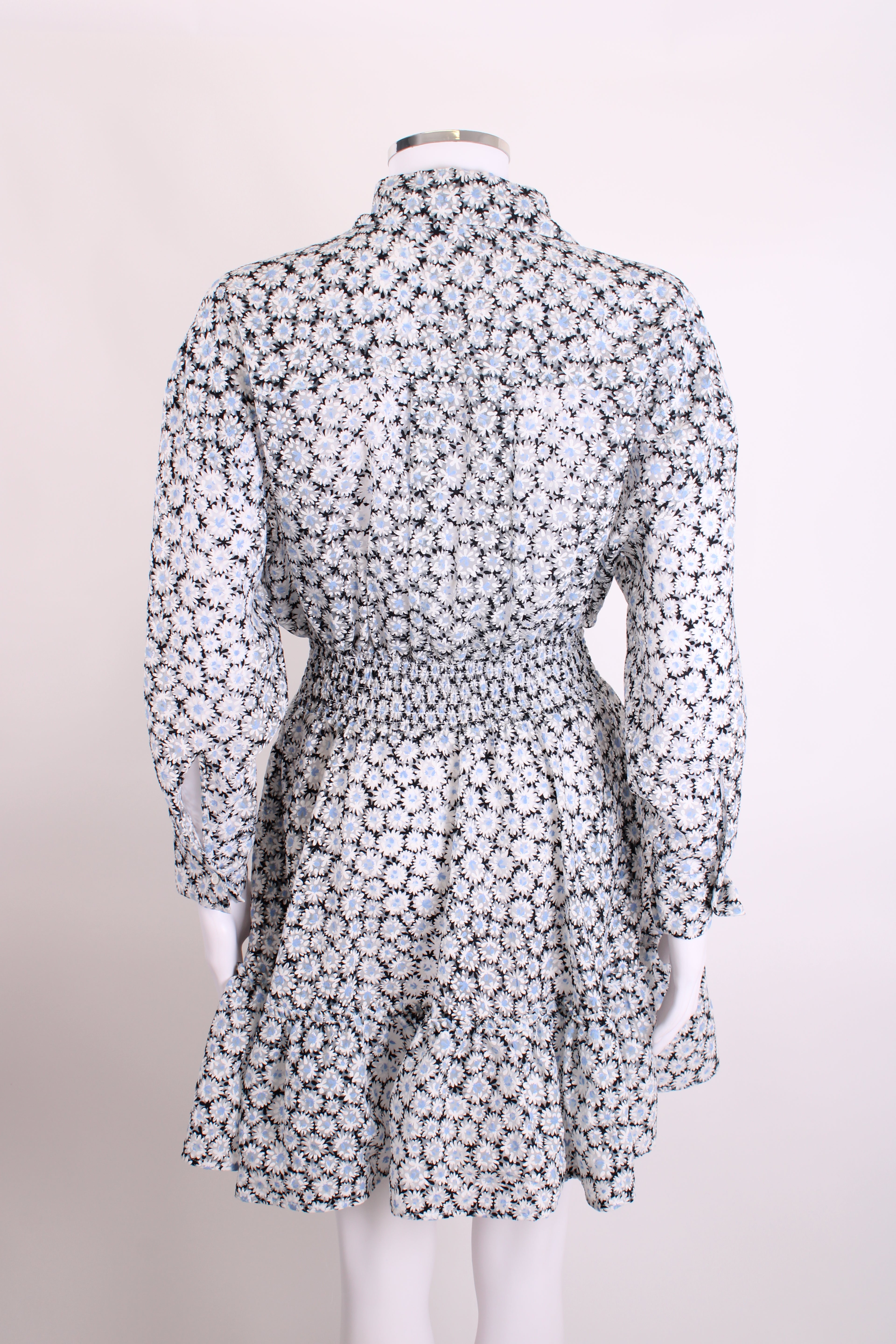 Maje Floral Mini Dress Blue 36