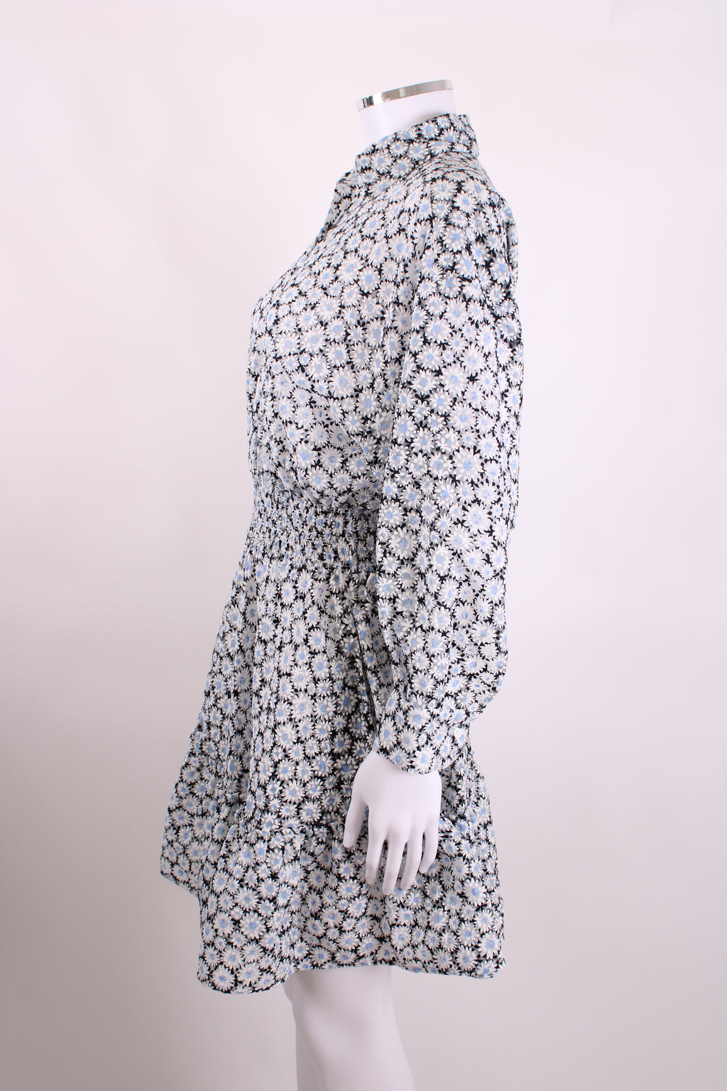 Maje Floral Mini Dress Blue 36