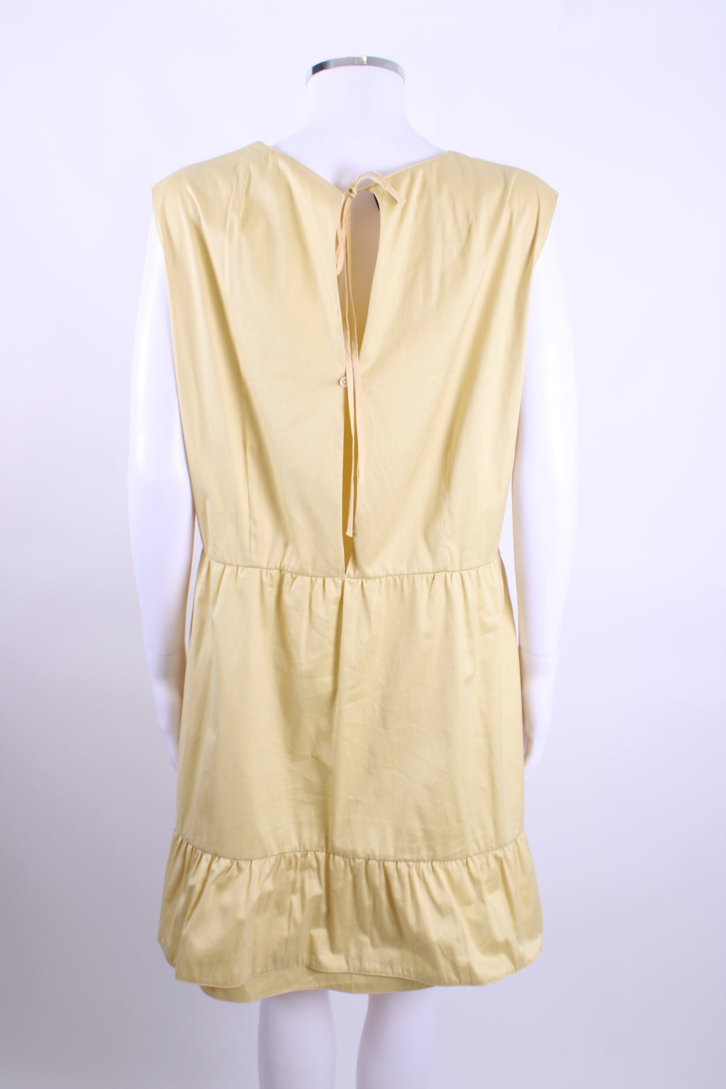 Marni S/S Ruffle Hem Dress Yellow 12