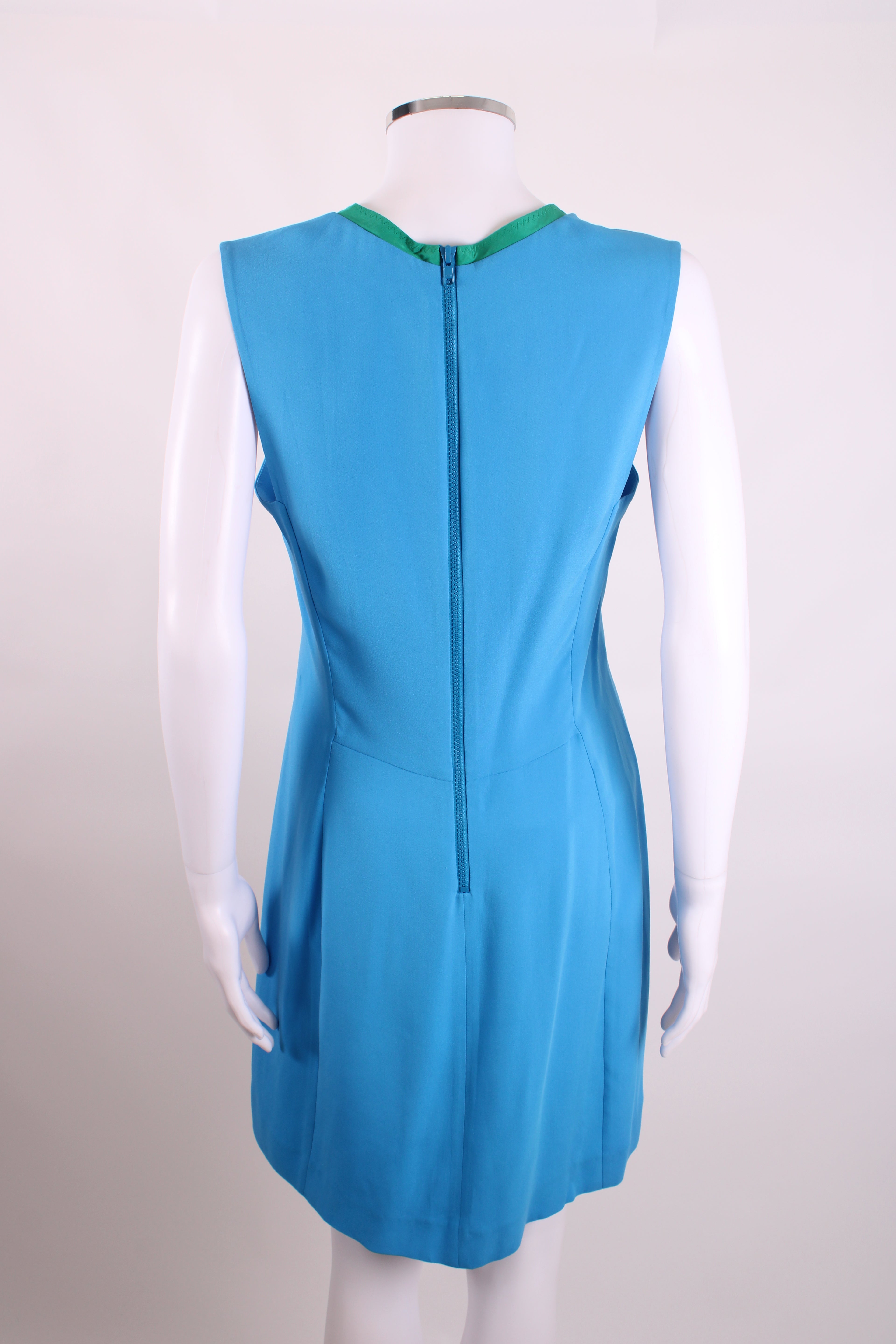 Joseph S/S Shift Dress Blue/ Green 12