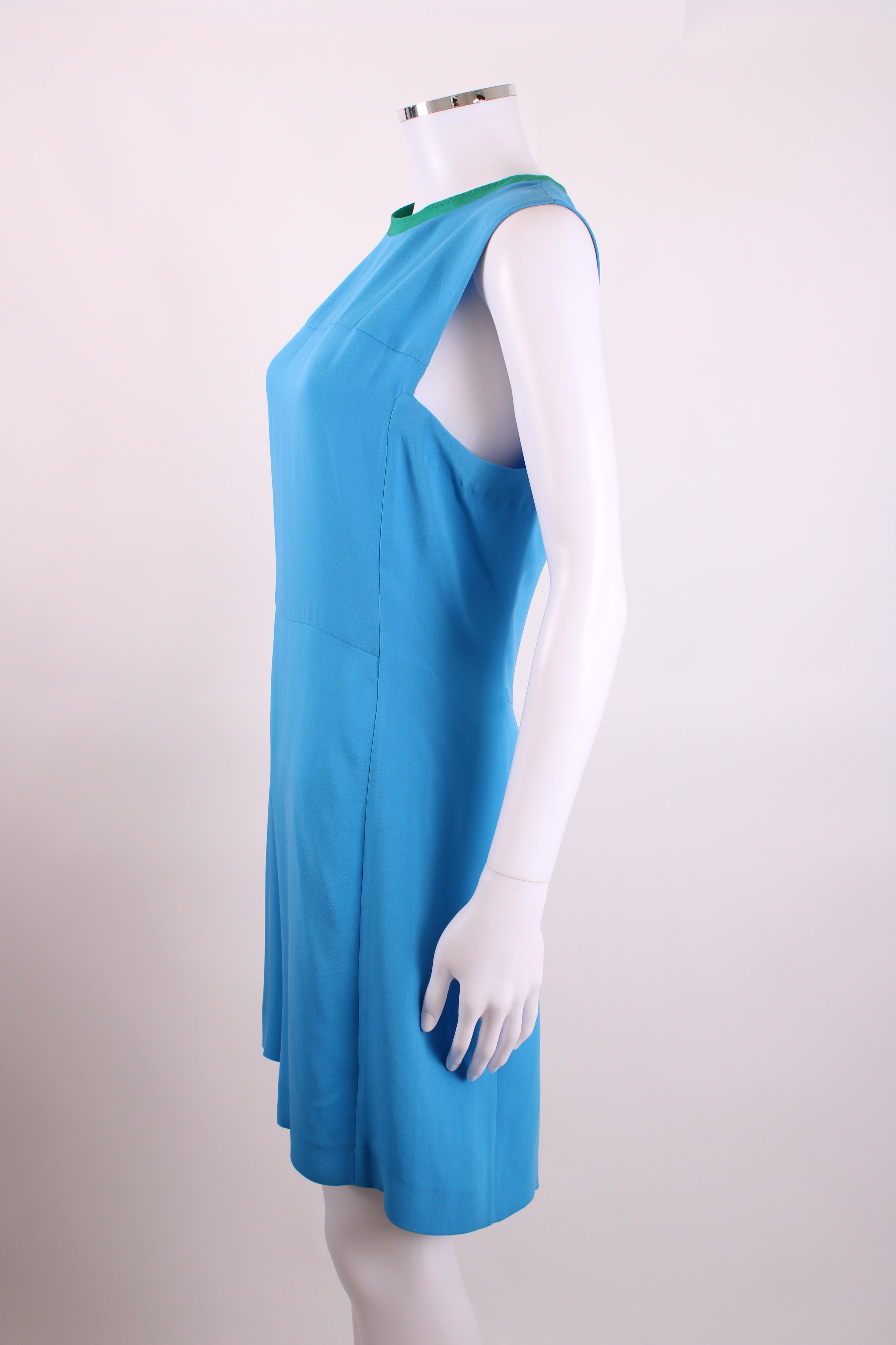 Joseph S/S Shift Dress Blue/ Green 12