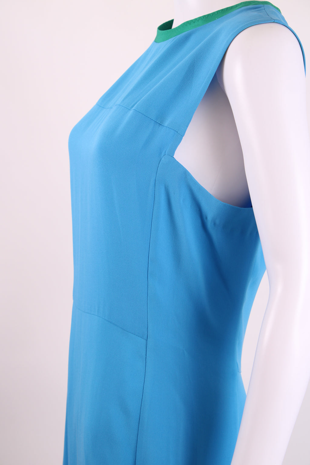 Joseph S/S Shift Dress Blue/ Green 12
