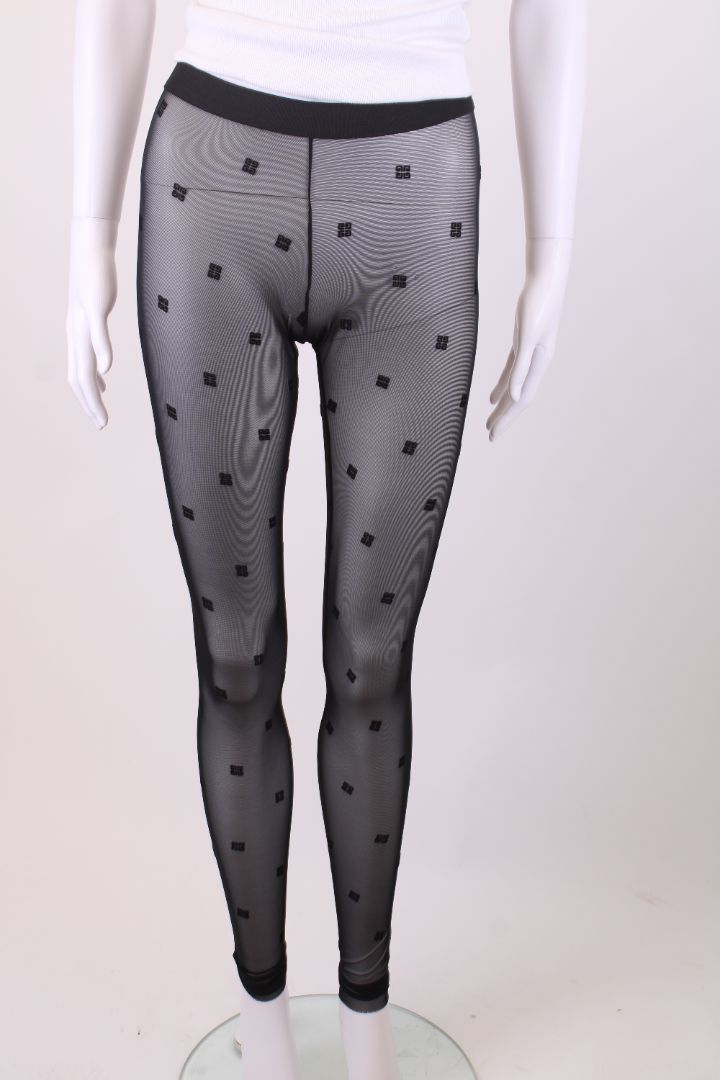 Givenchy Sheer Leggings Black M
