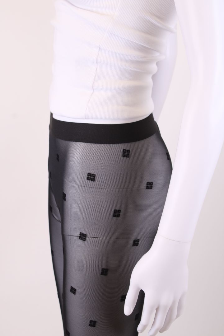 Givenchy Sheer Leggings Black M