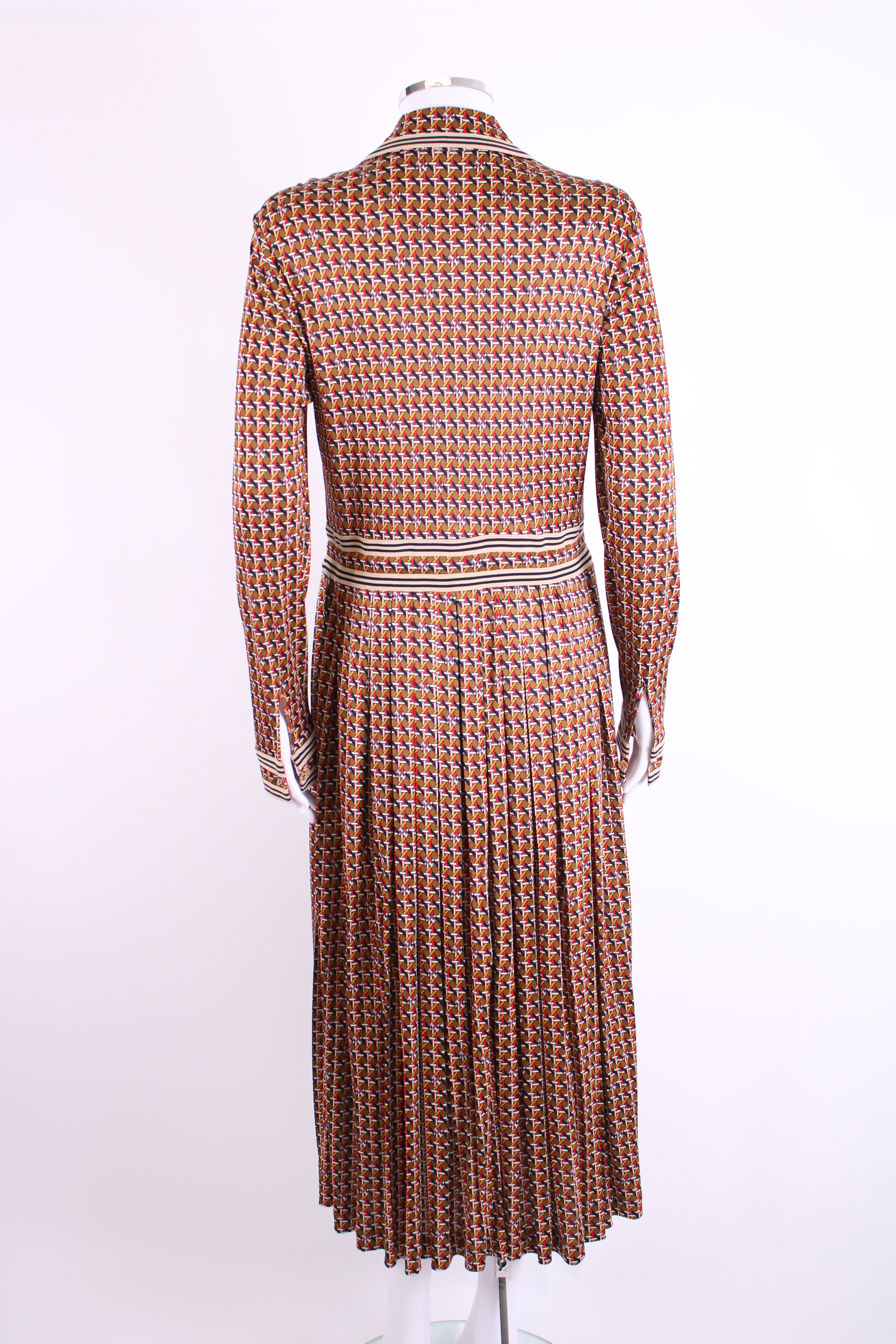 Tory Burch Dress Brown/Red 10