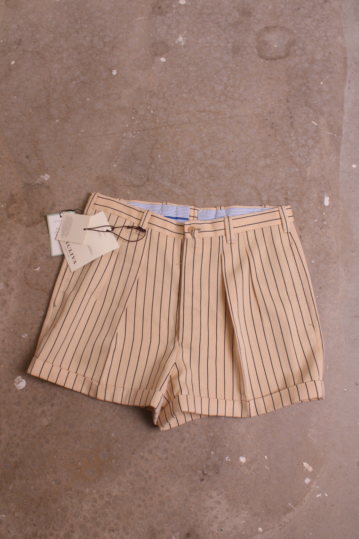 Giuliva Heritage Stripe Shorts Beige W34
