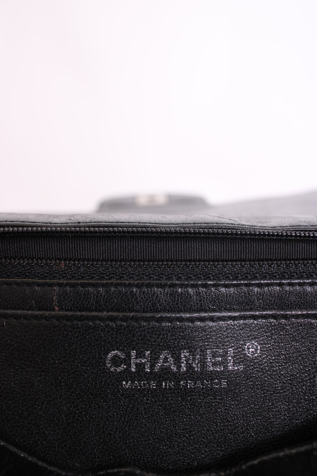 Chanel Patent Medium Classic Flap Bag Black