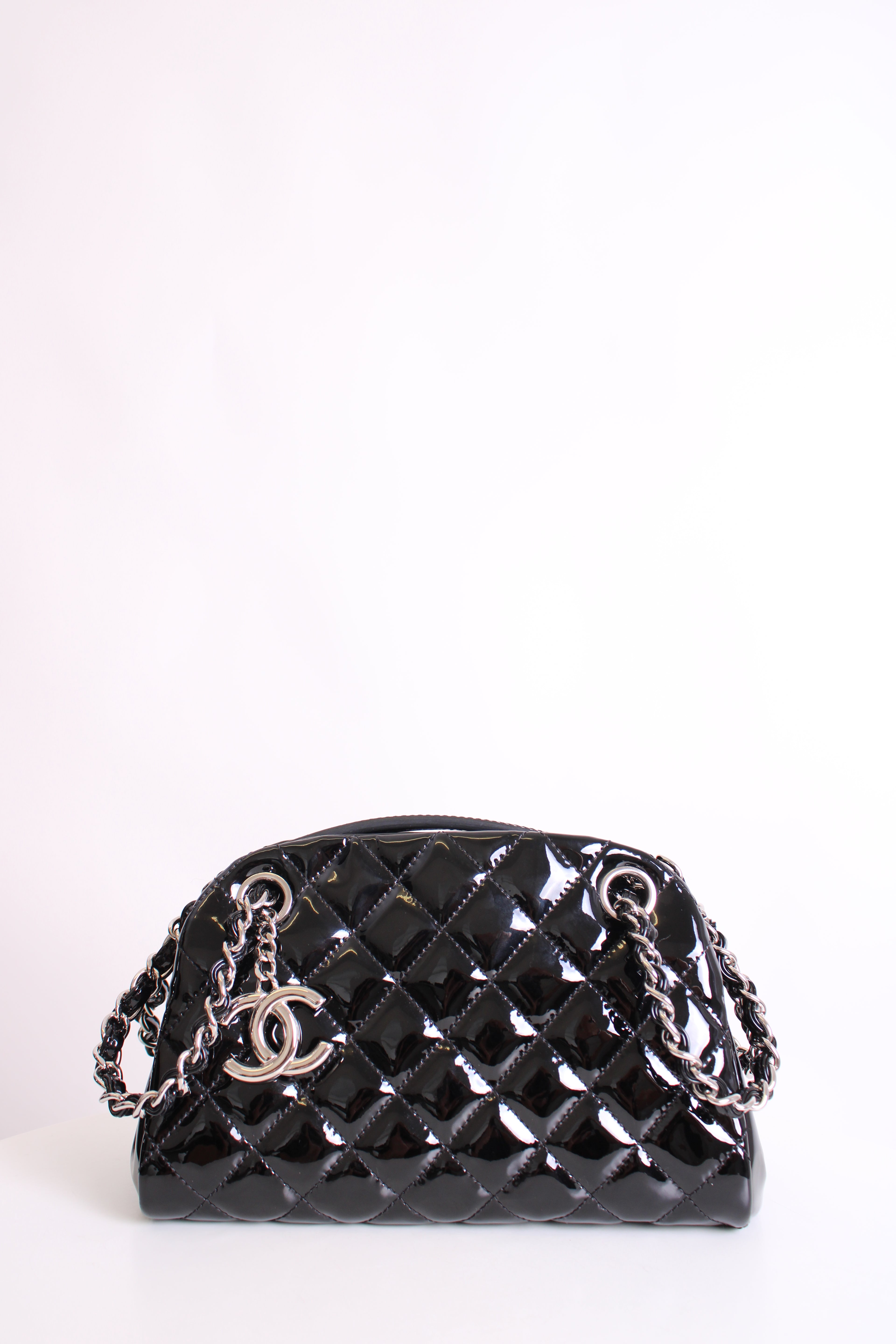 Chanel Madamoiselle Mini Black Patent