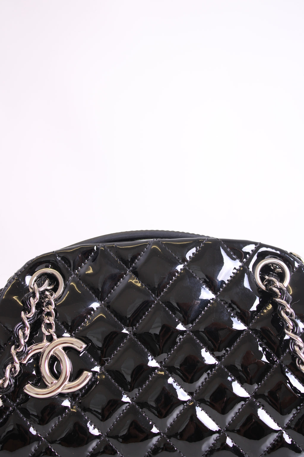 Chanel Madamoiselle Mini Black Patent