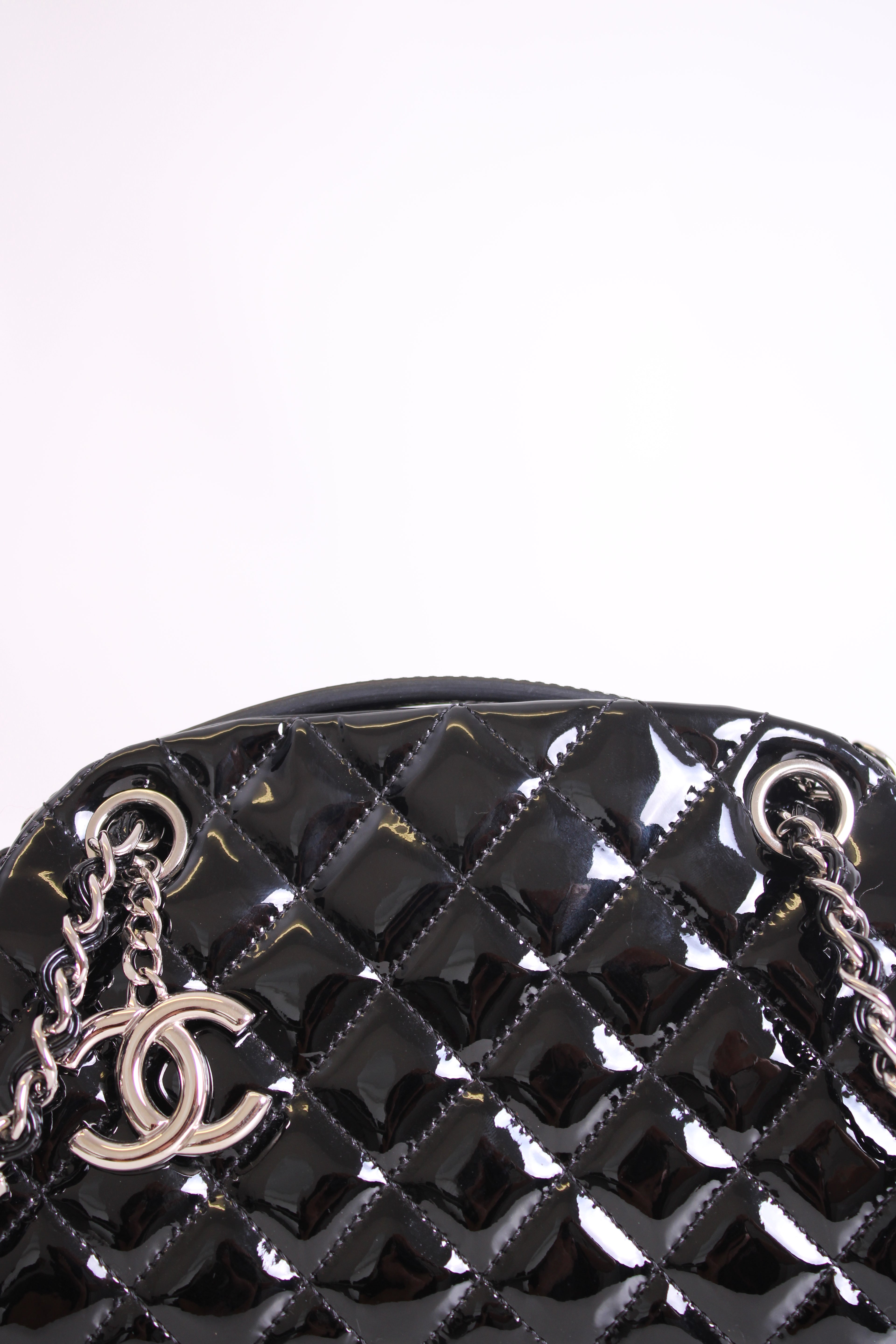 Chanel Madamoiselle Mini Black Patent