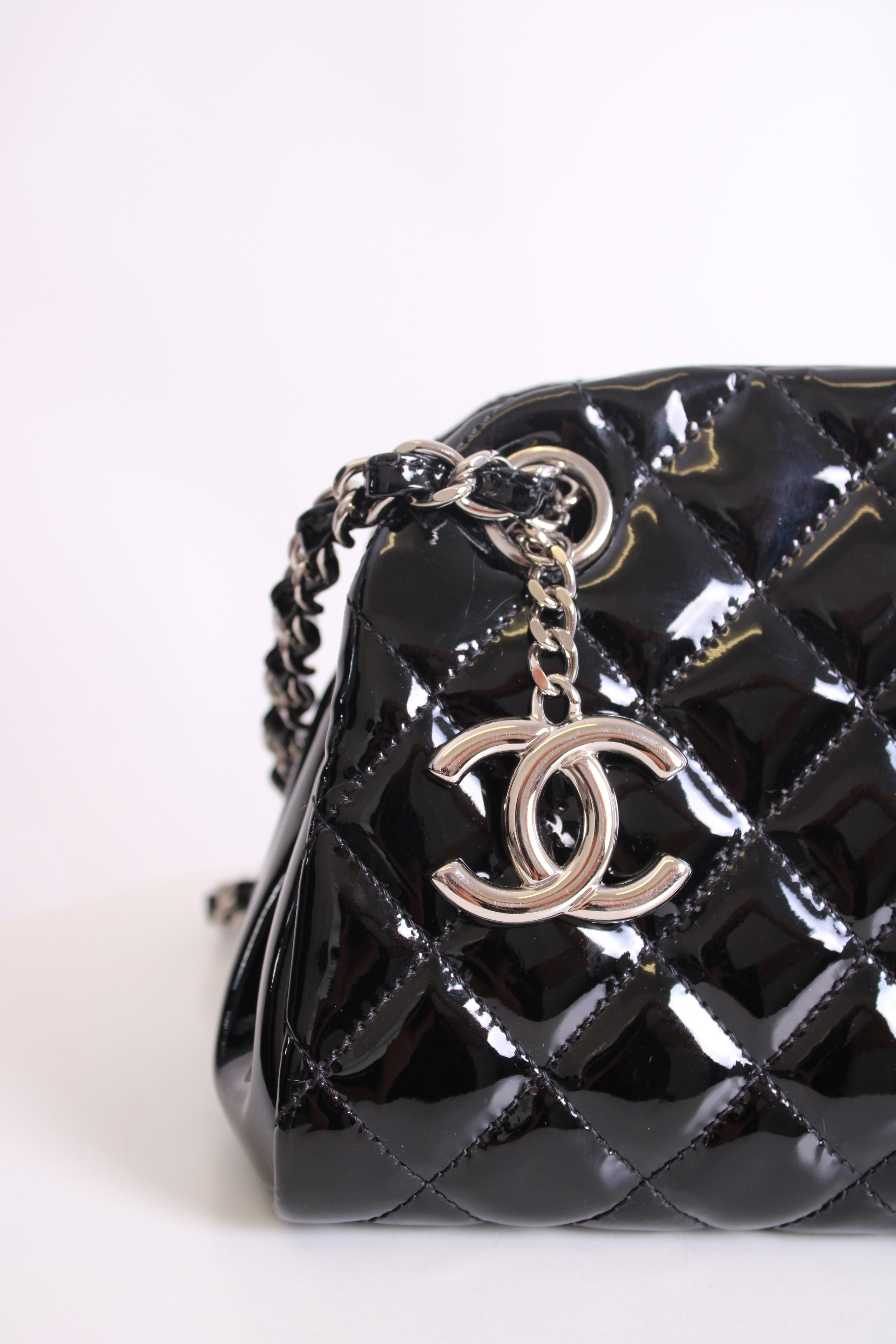 Chanel Madamoiselle Mini Black Patent