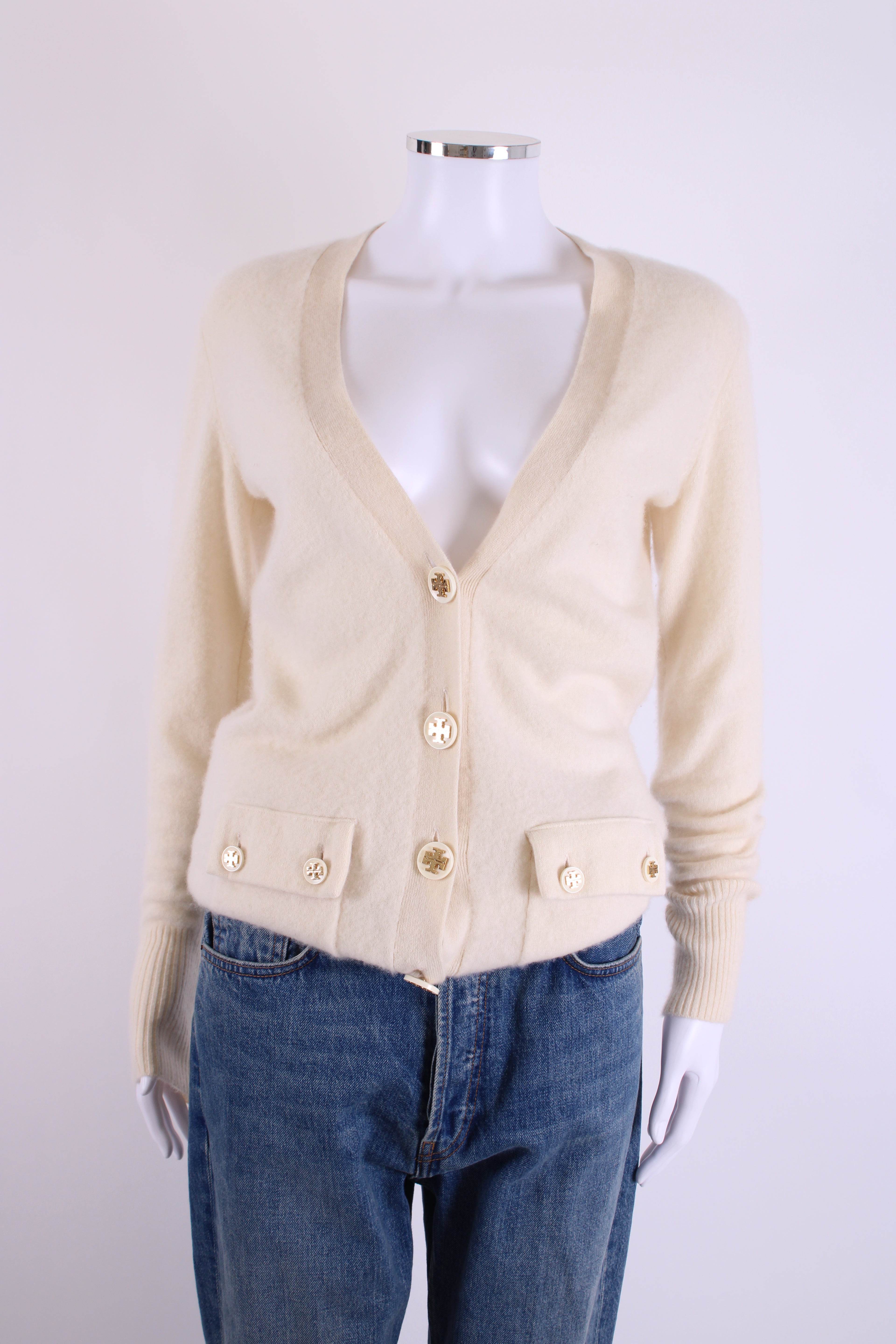 Tory Burch Cardigan Cream M
