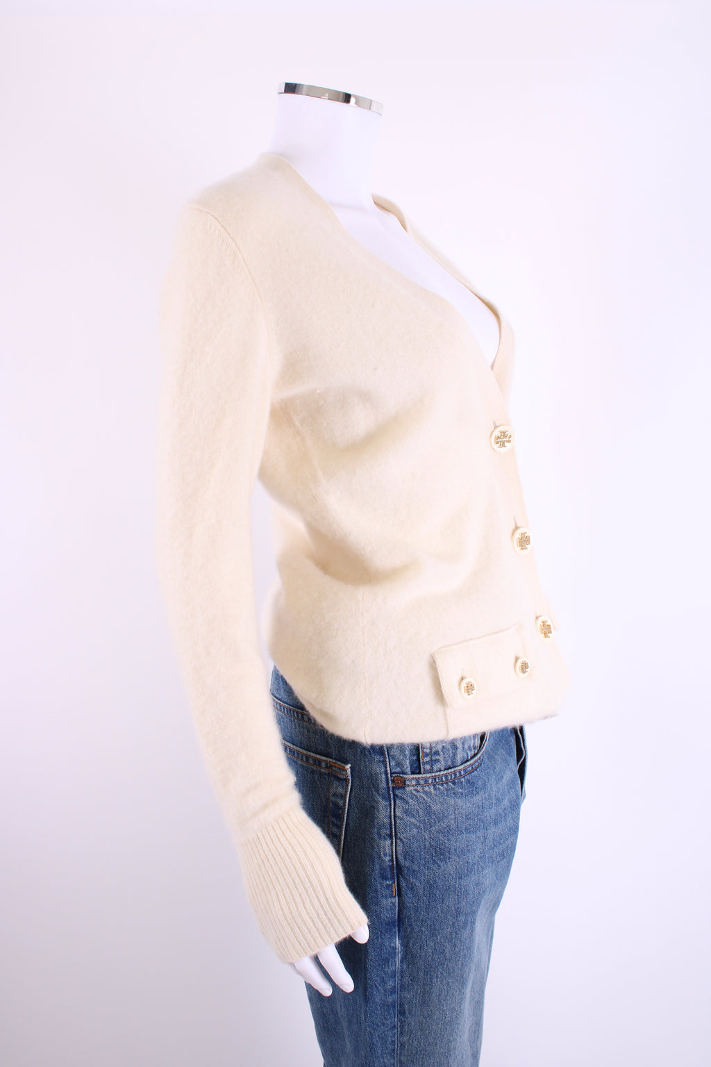 Tory Burch Cardigan Cream M