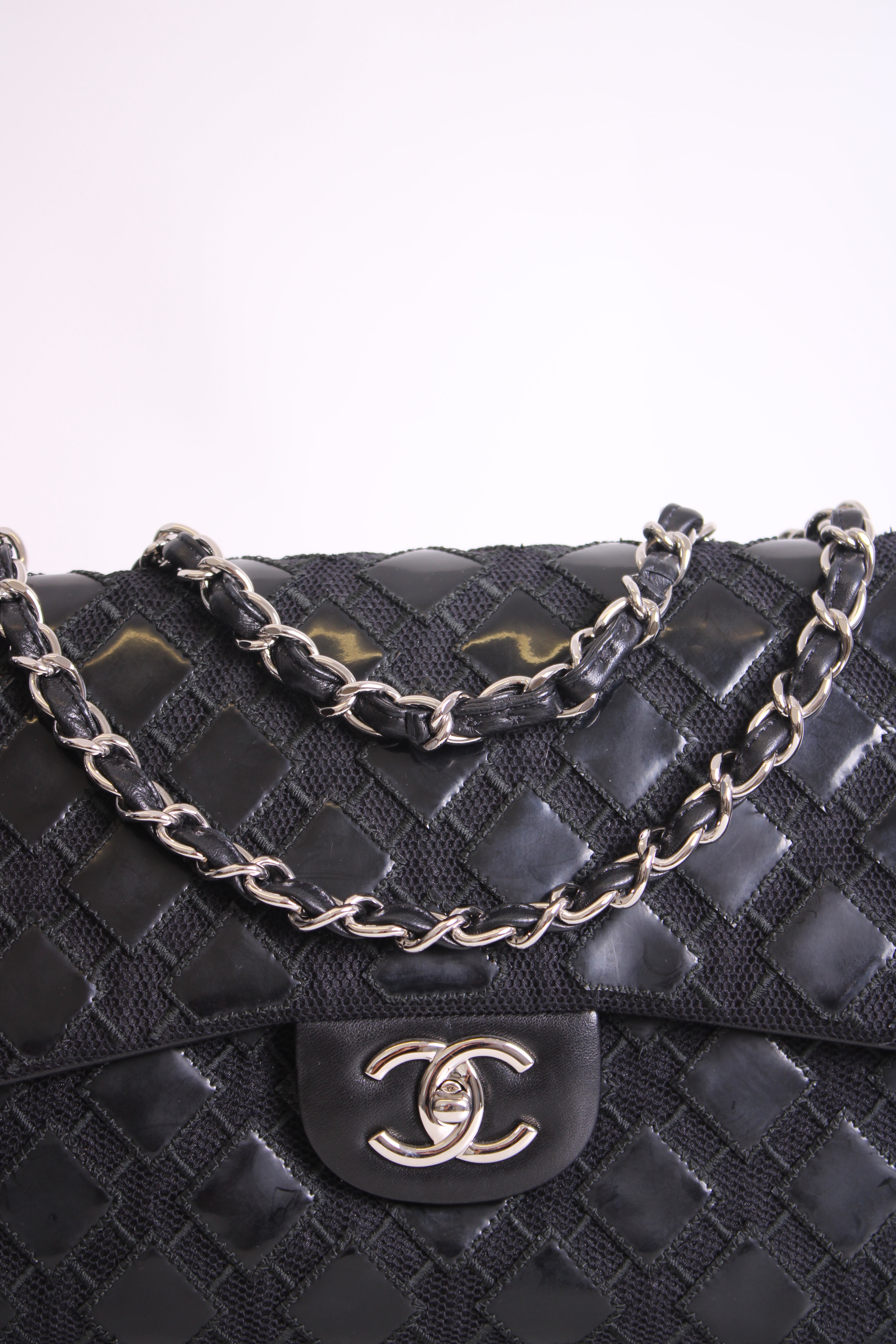 Black Patent Chanel Bag