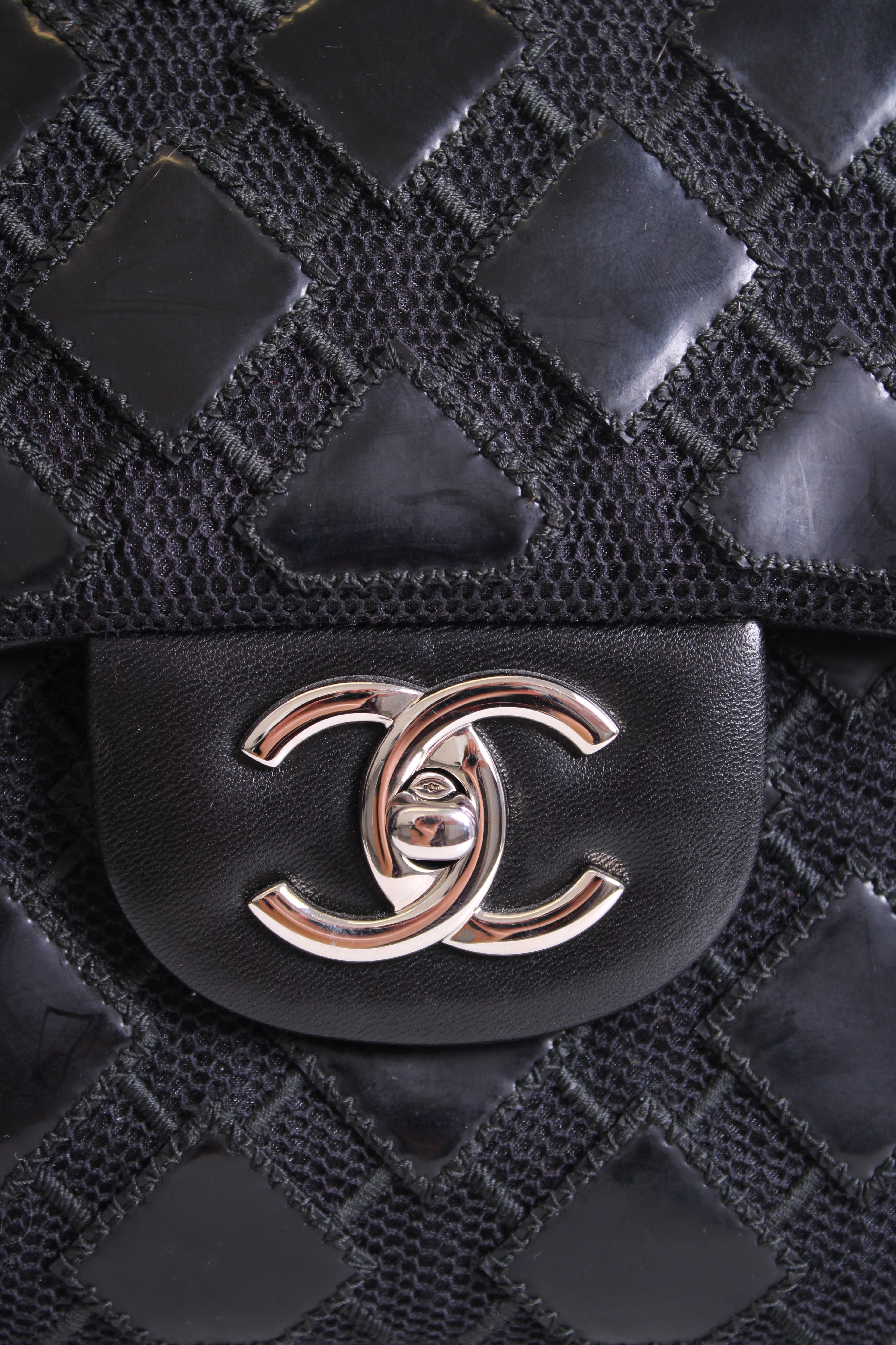 Black Patent Chanel Bag