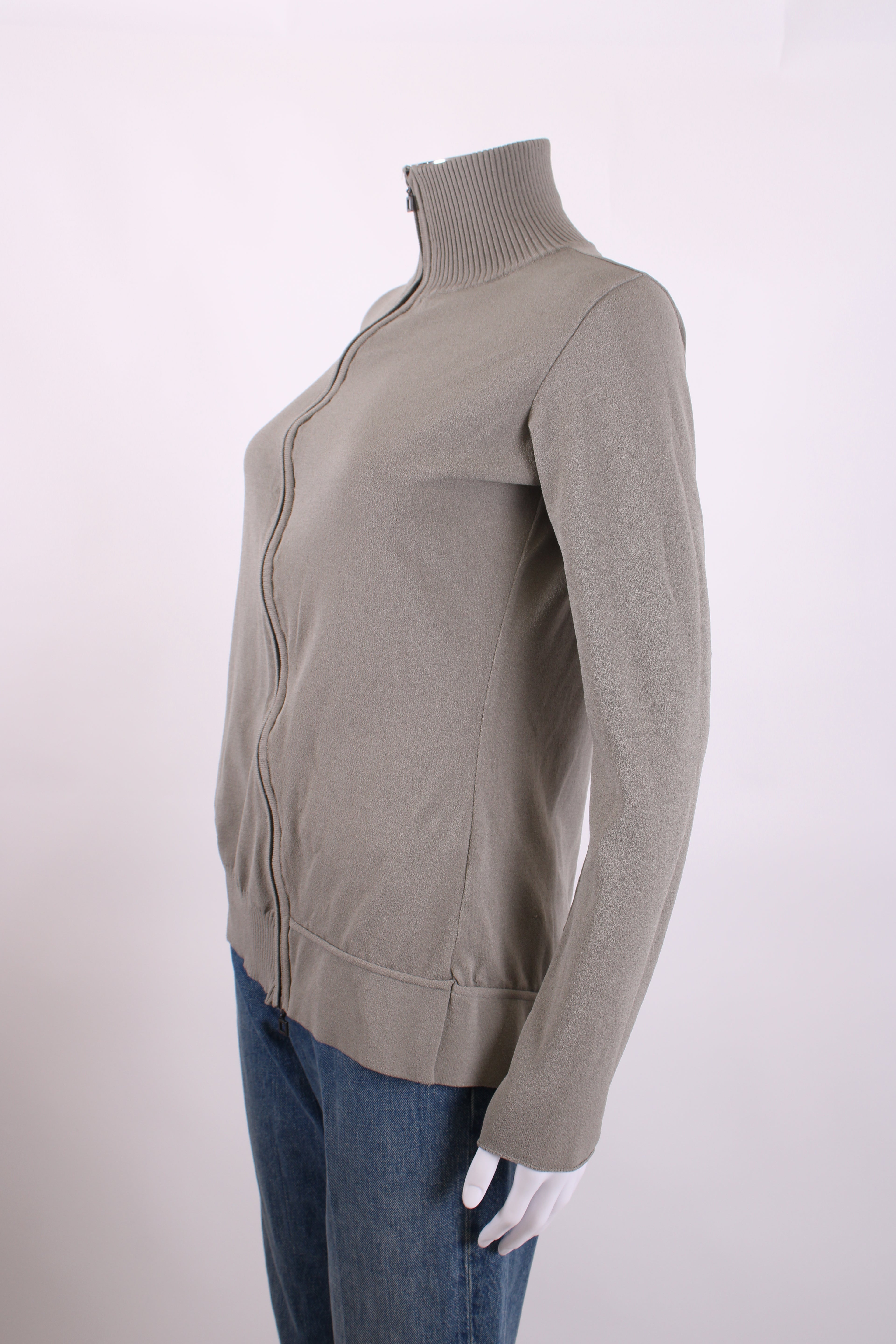 Sarah Pacini Zip Top Taupe One Size