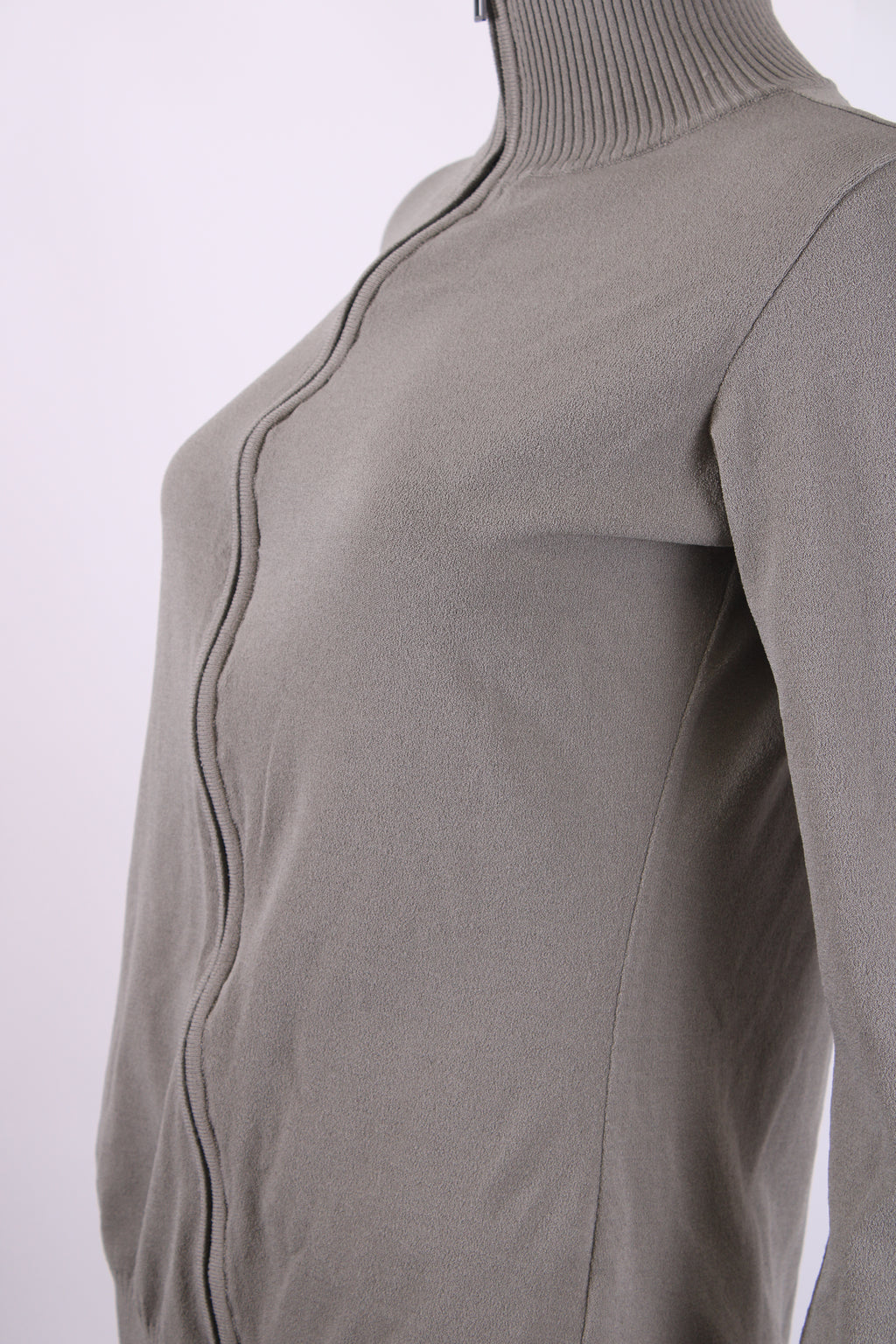 Sarah Pacini Zip Top Taupe One Size