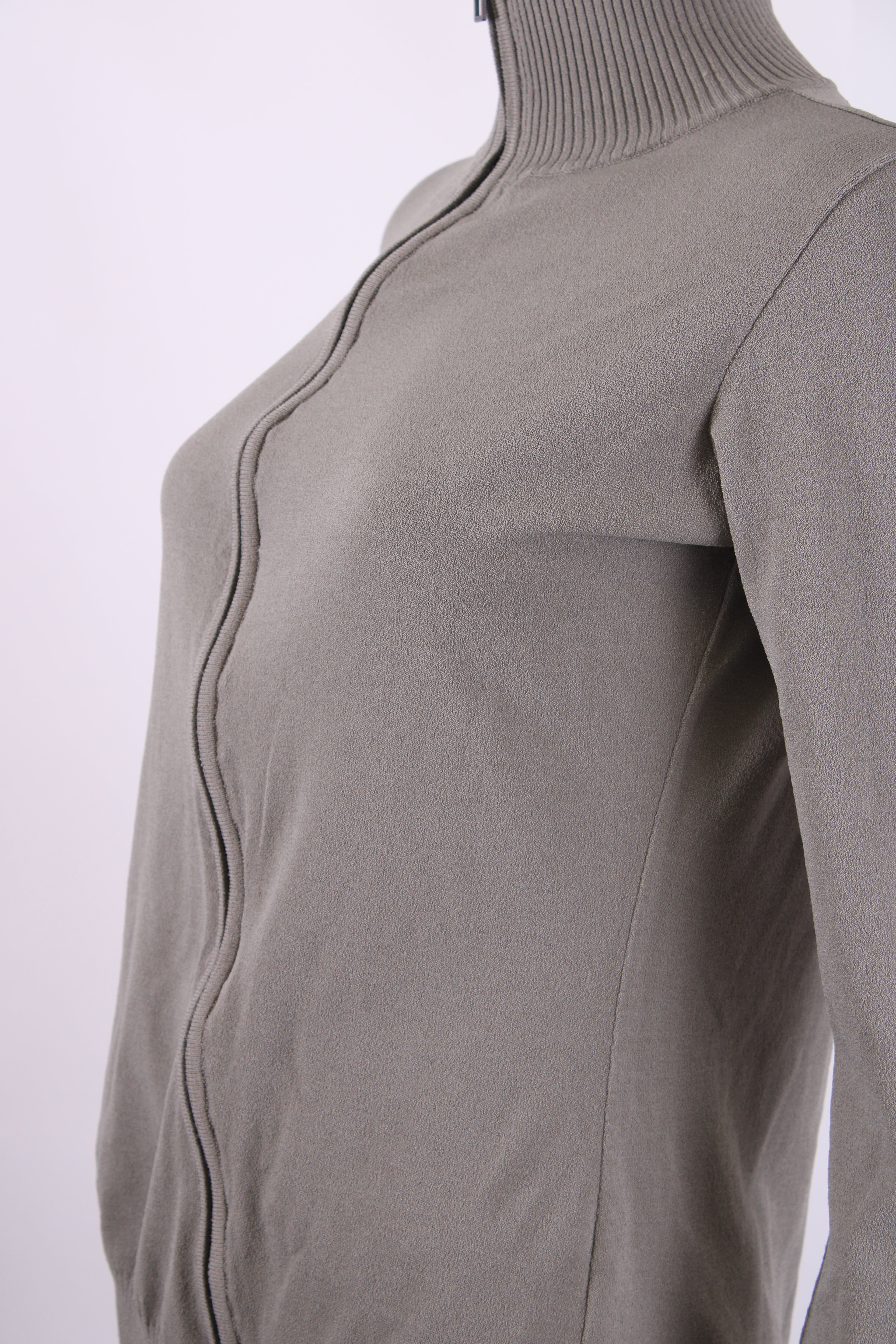Sarah Pacini Zip Top Taupe One Size