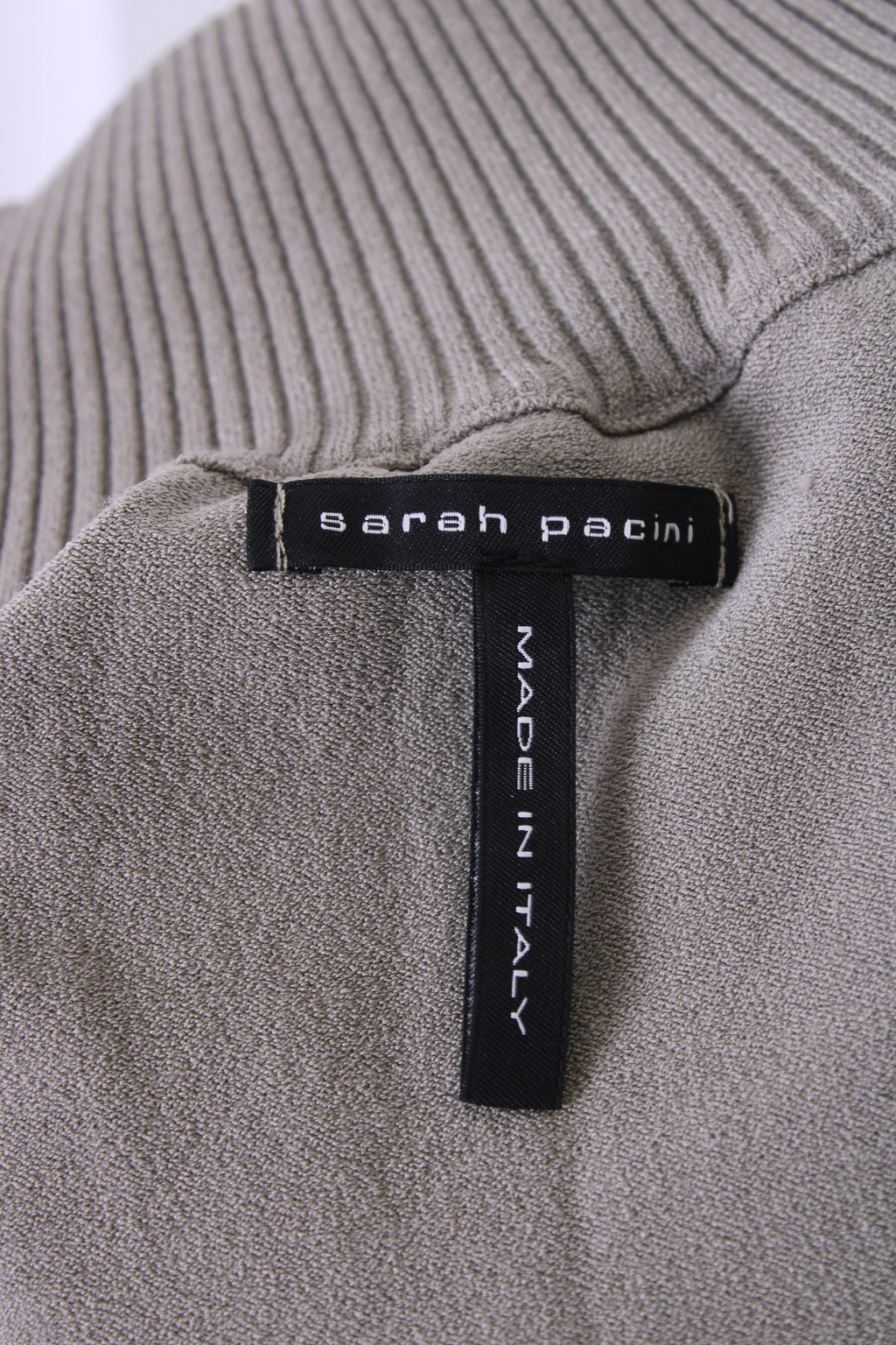 Sarah Pacini Zip Top Taupe One Size
