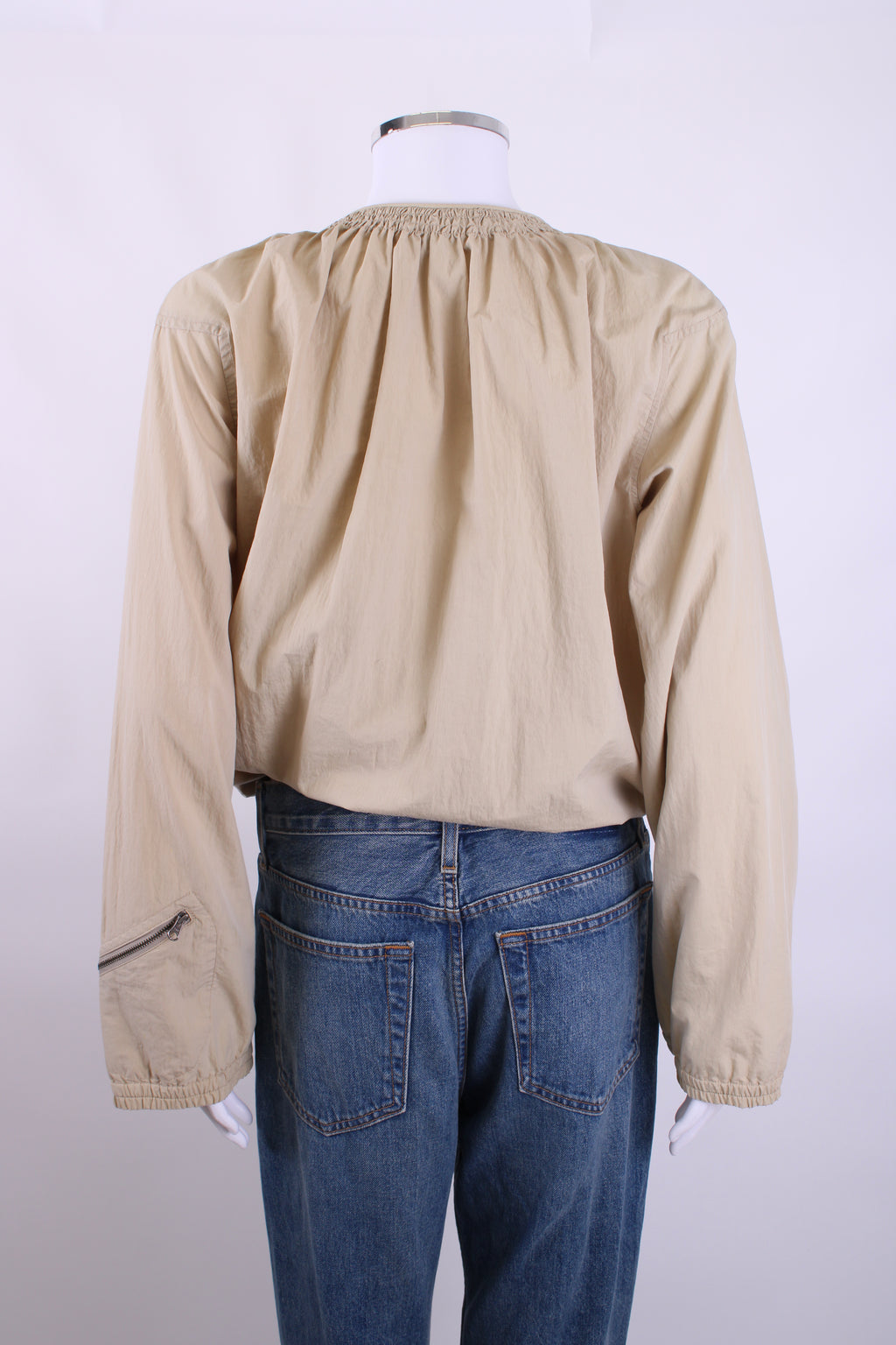 See By Chloe Lightweight Bomber Jacket Beige 10