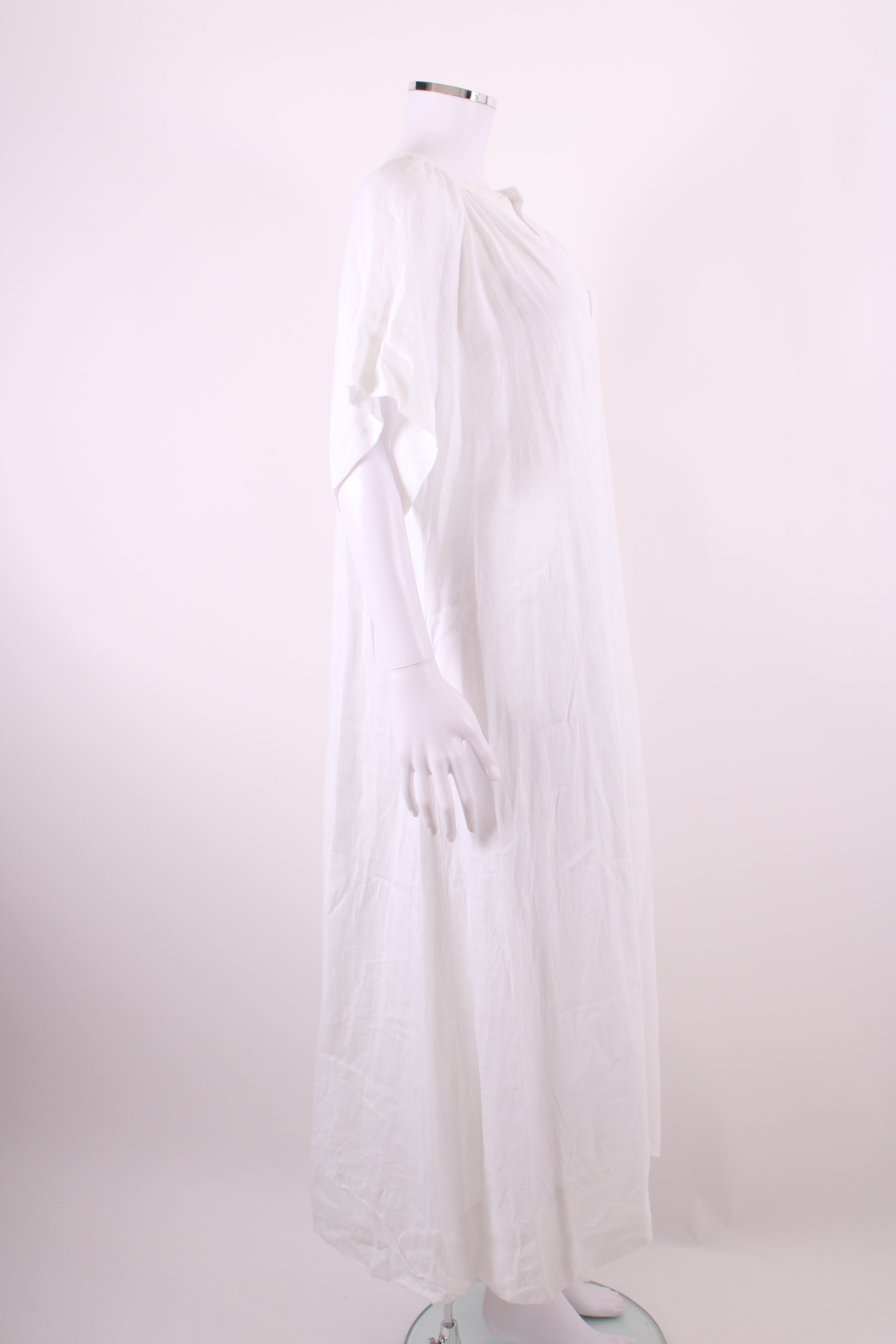 Wiggy Kit S/S Linen Dress White XS