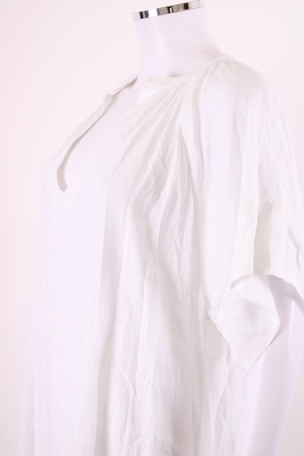 Wiggy Kit S/S Linen Dress White XS