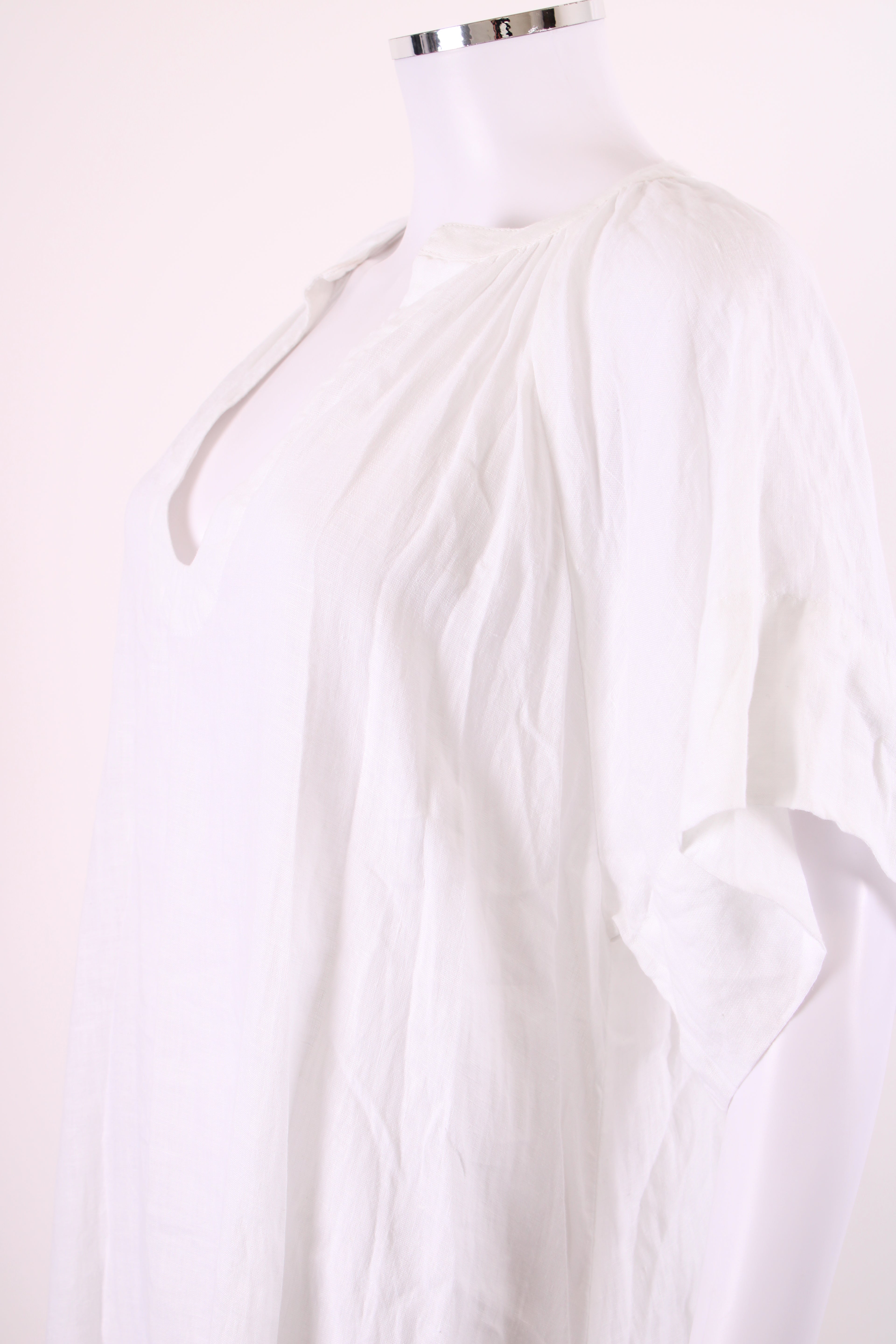 Wiggy Kit S/S Linen Dress White XS