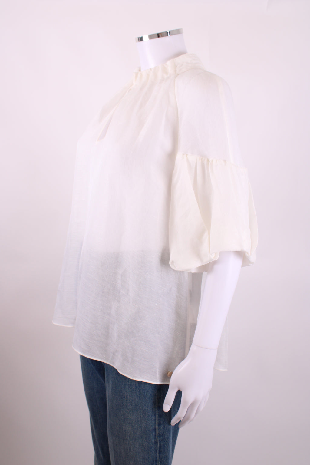 MarcCain S/S Blouse White 14
