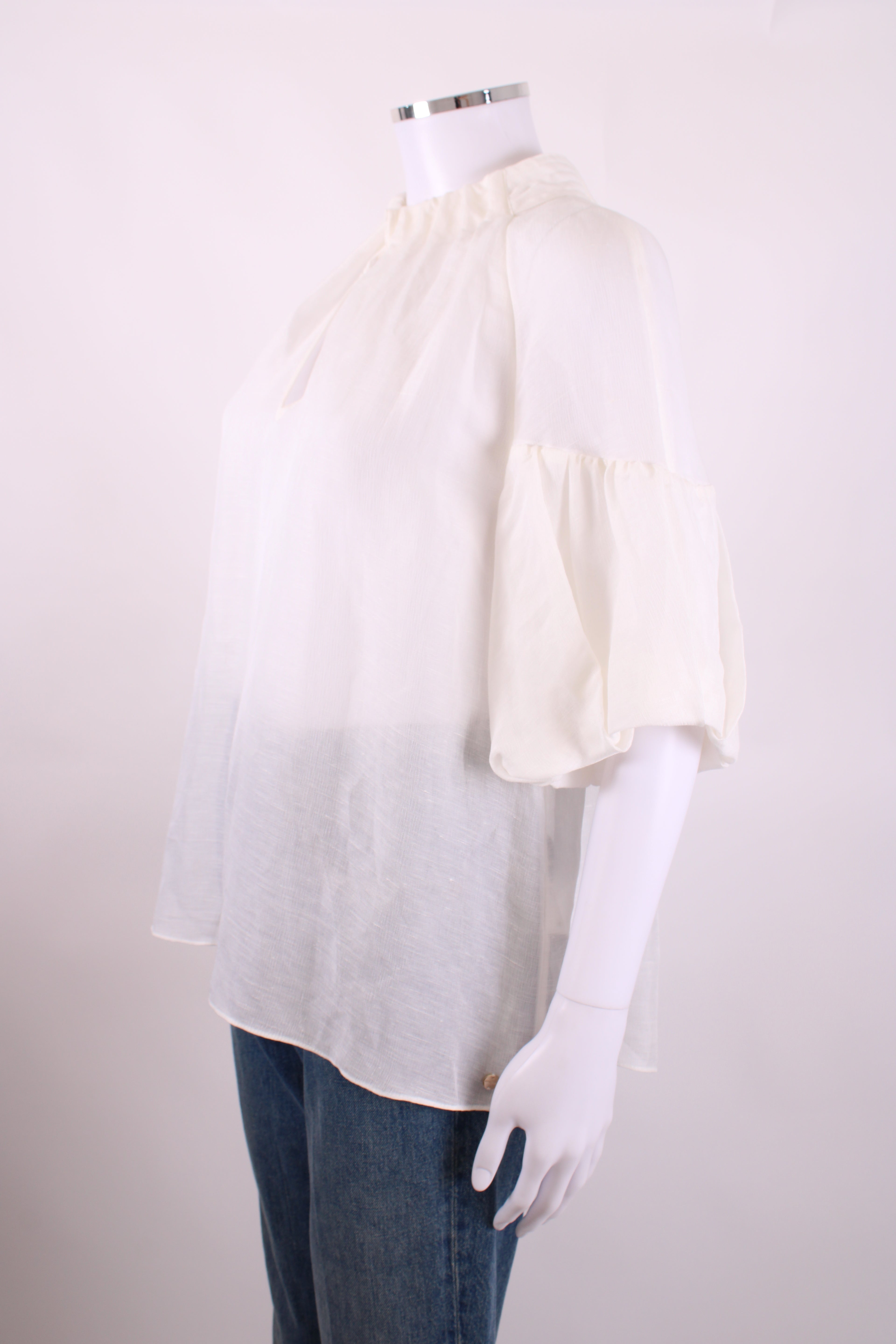 MarcCain S/S Blouse White 14