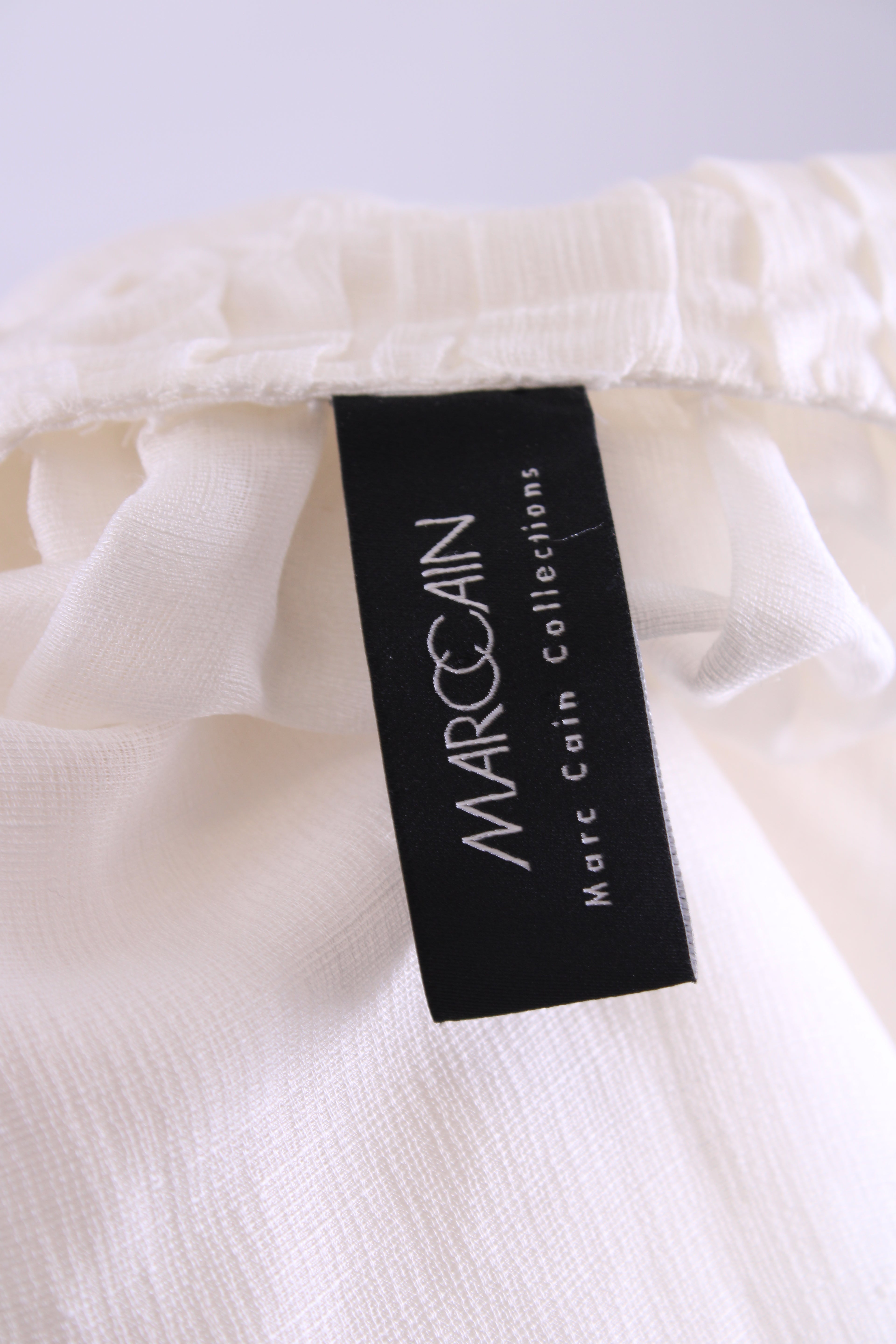 MarcCain S/S Blouse White 14