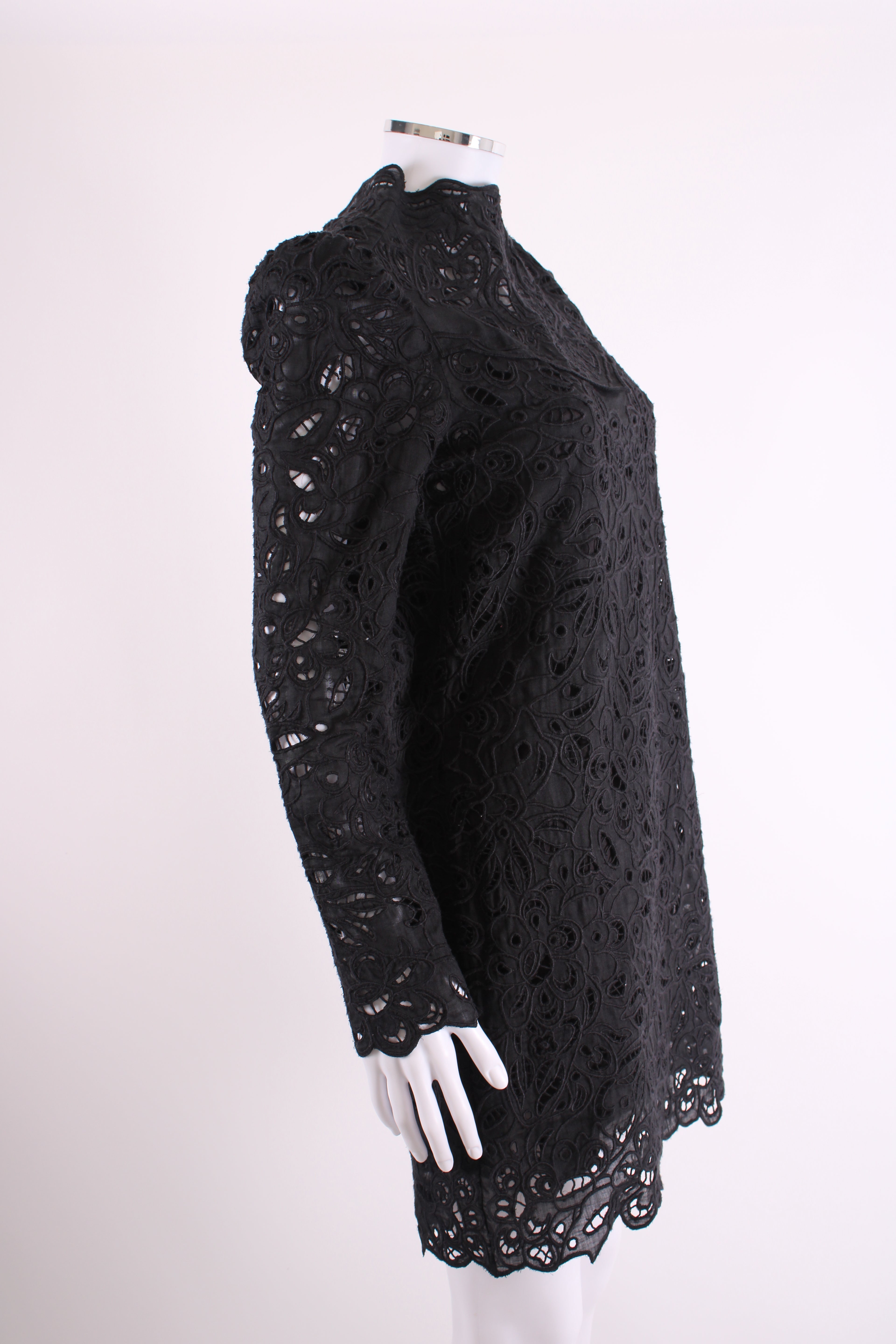 Isabel Marant L/S Lace Dress Black 8