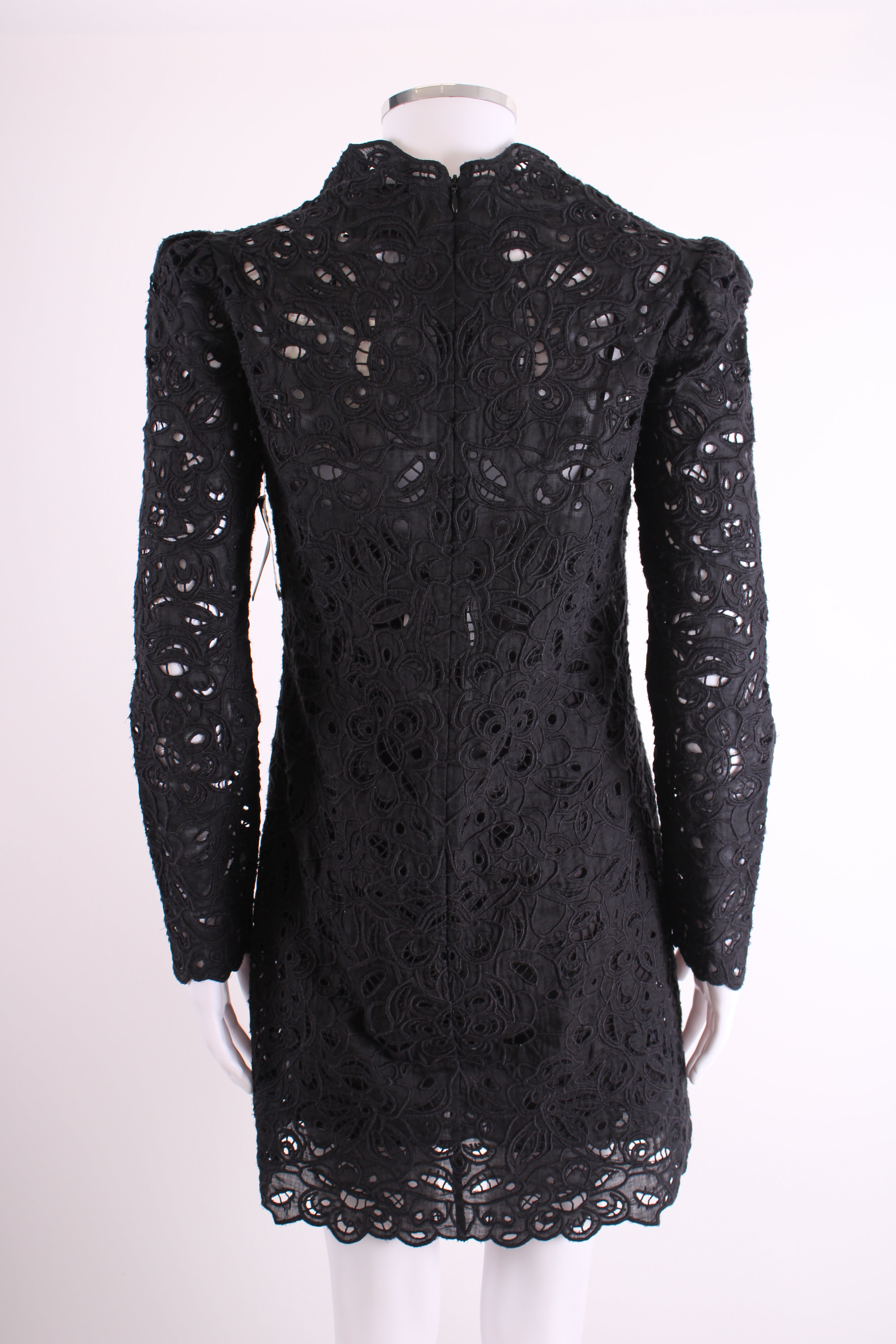 Isabel Marant L/S Lace Dress Black 8