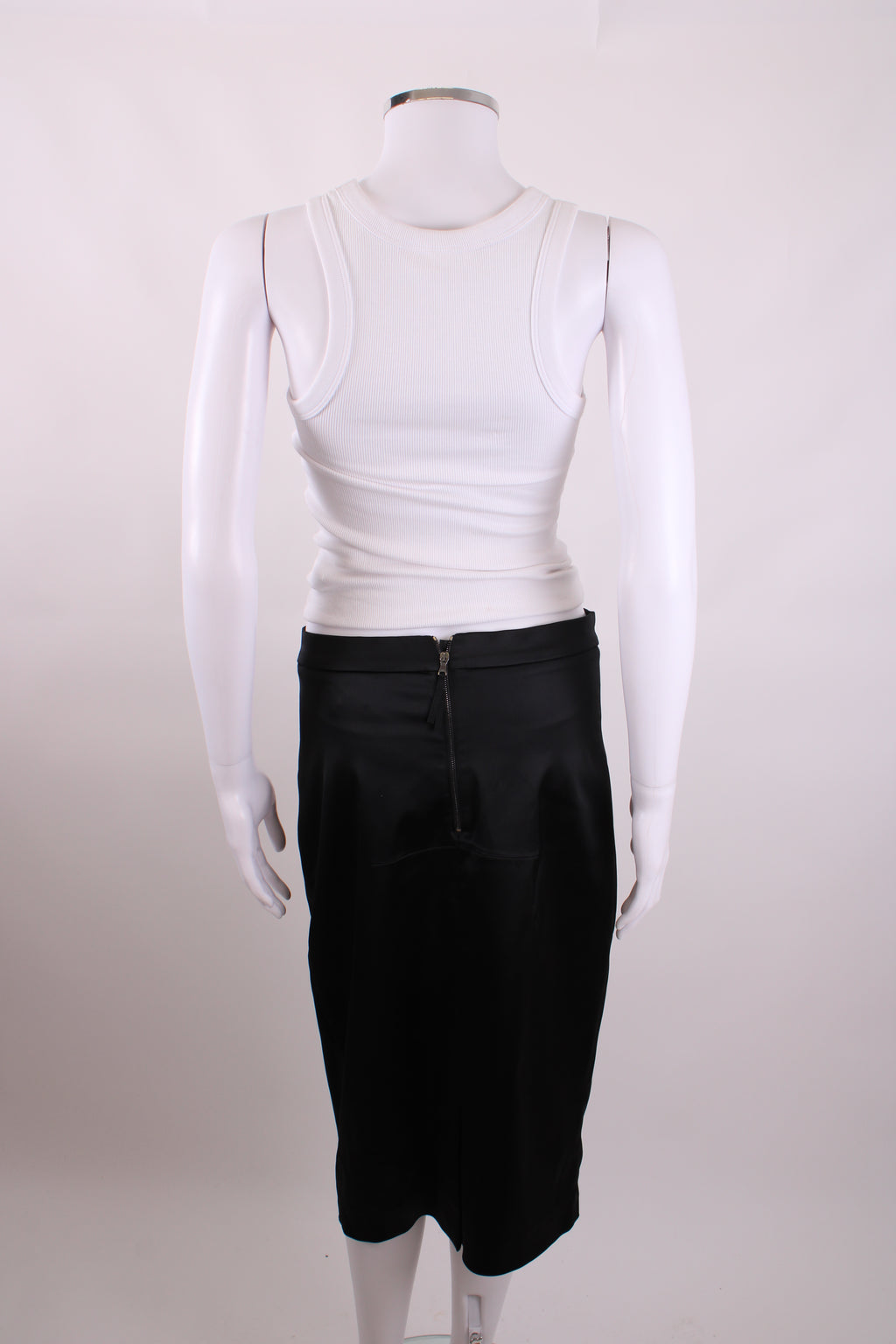 D&G Satin Pencil Skirt Black 12