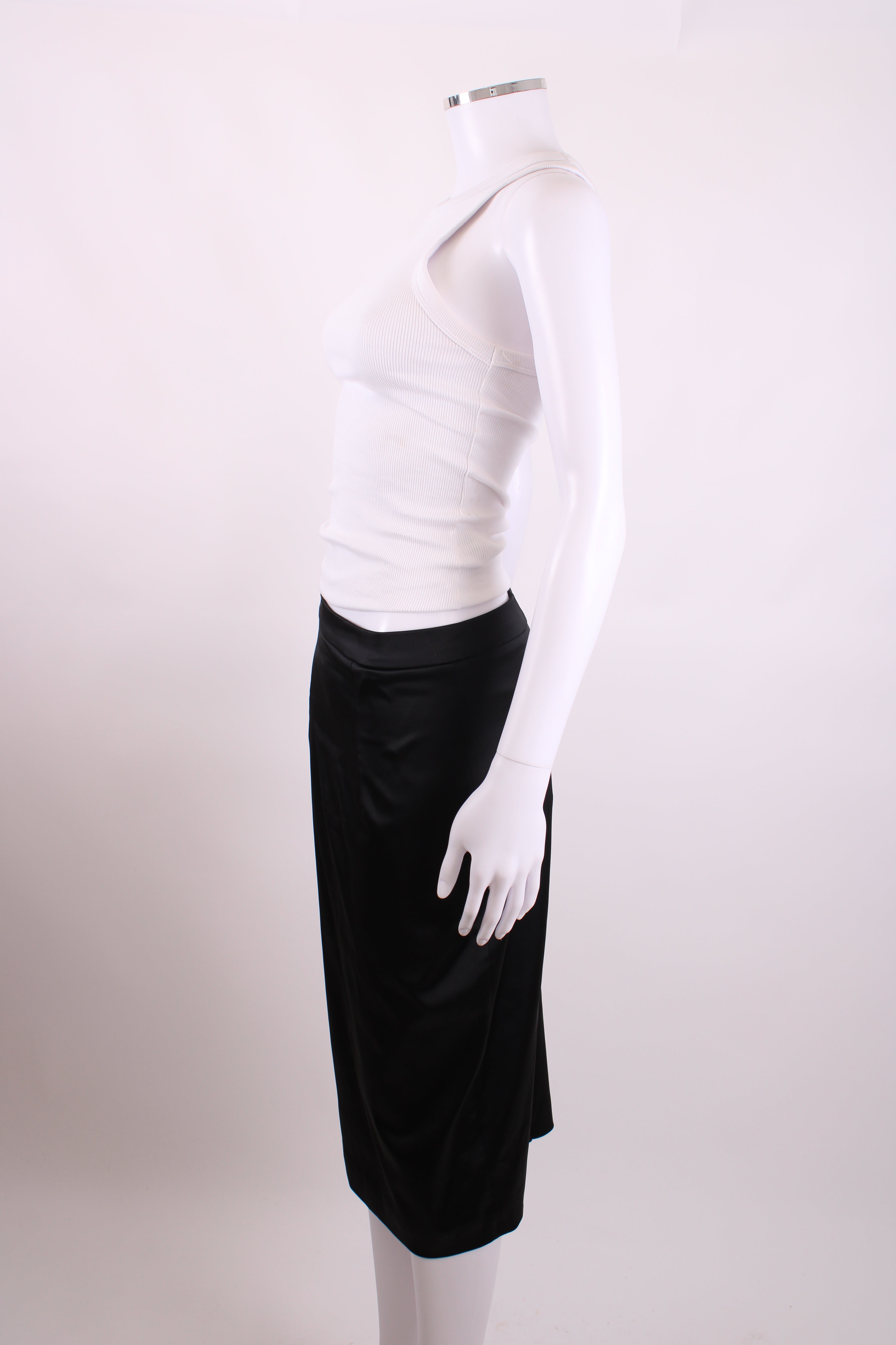 D&G Satin Pencil Skirt Black 12