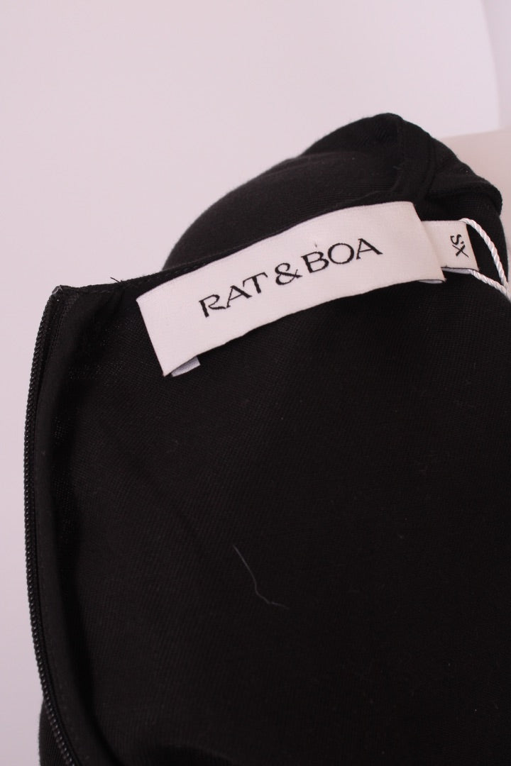 Rat & Boa L/S Maxi Dress Black XS