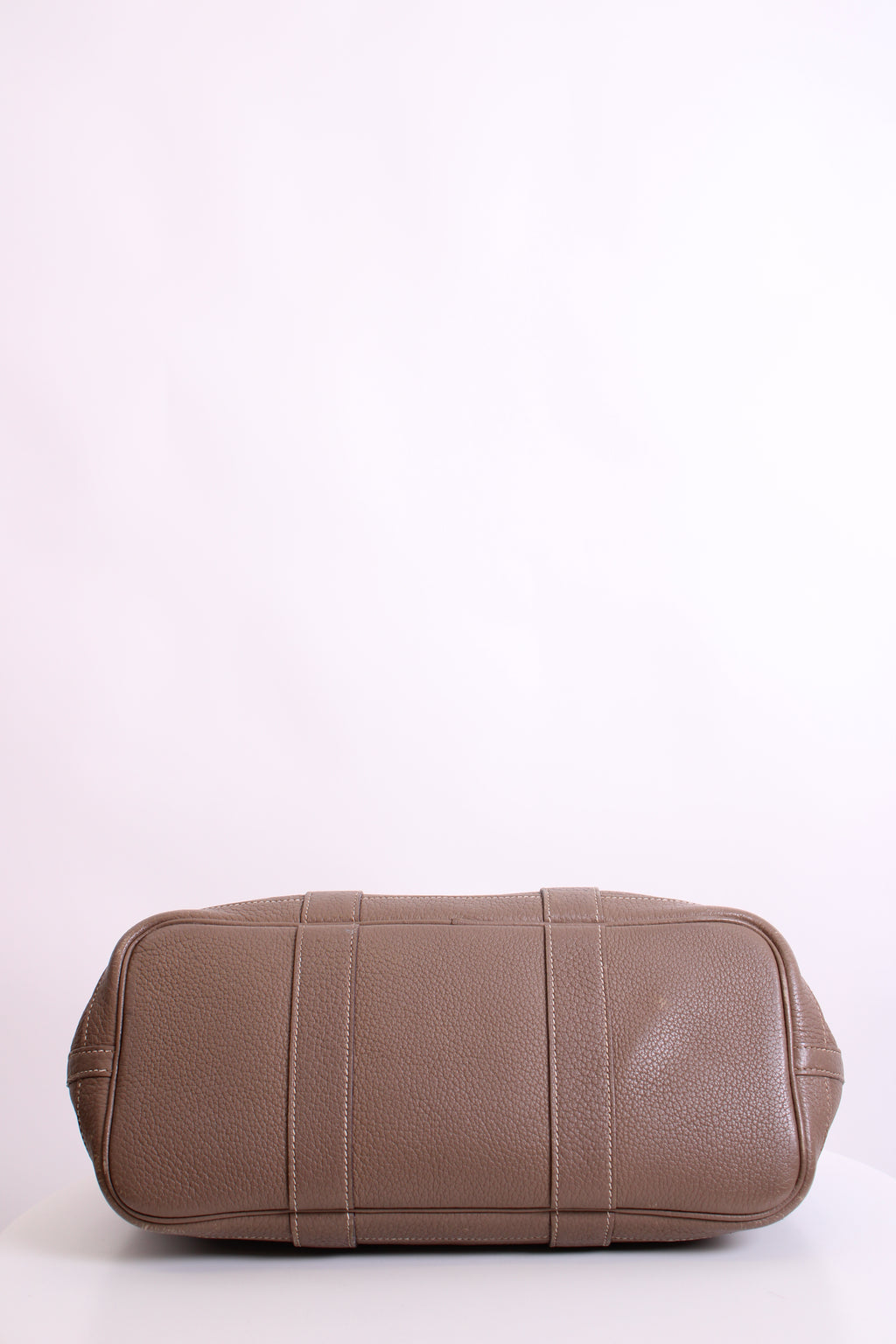 Taupe Hermes Garden Party 30 Etoupe Clemence Leather, 30
