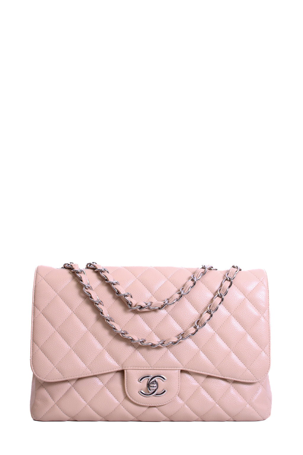 Nude Chanel Jumbo Classic Flap