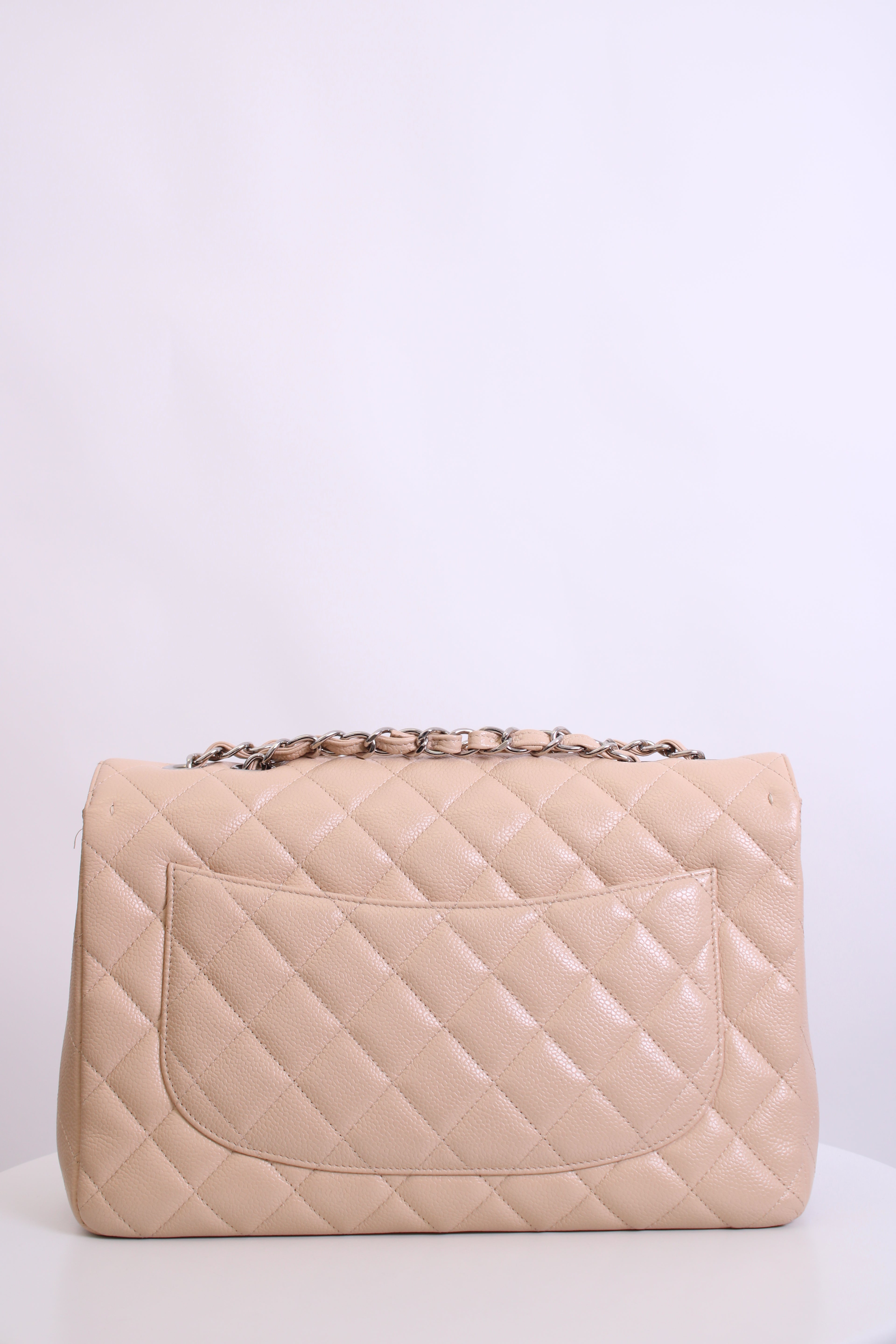 Nude Chanel Jumbo Classic Flap