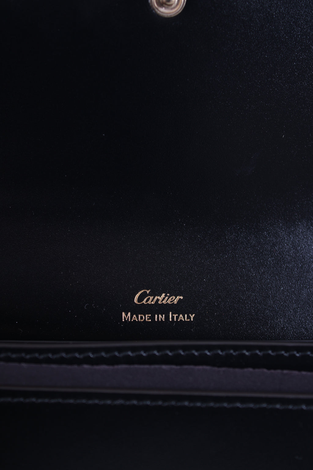 Cartier Wallet C de Cartier Purse Black