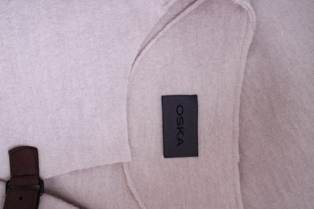 OSKA Wool Buckle Jacket Cream XL
