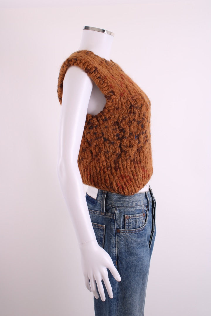 YMC Knit Top Mustard XS
