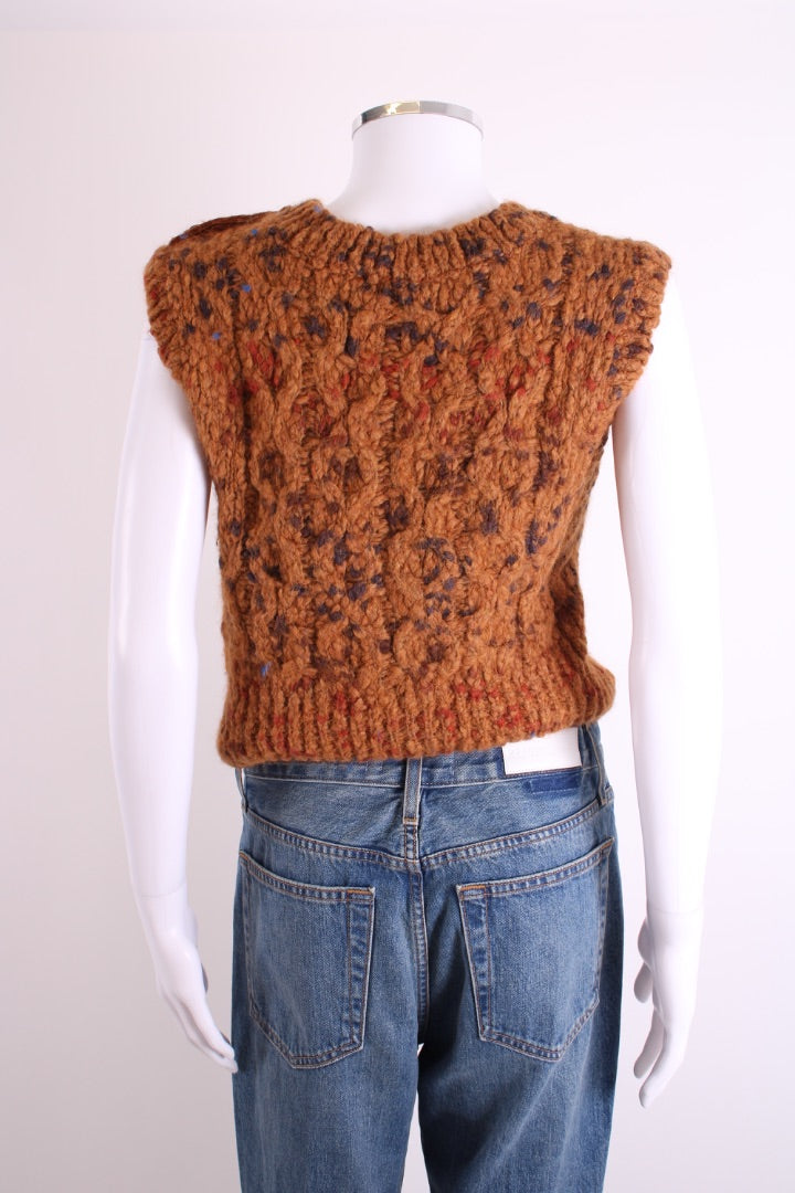 YMC Knit Top Mustard XS